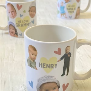 Customized Face Photo Mug, Funny Picture Coffee Cup, Personalized Photo Gift