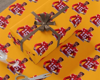 Papel de regalo de Patrick Mahomes: Papel de regalo de los Kansas City Chiefs