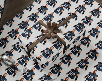 Jason Kelce Wrapping Paper, Jason Kelce Gift, Philadelphia Eagles Wrapping Paper, Philadelphia Eagles Gift