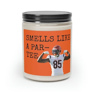 Tee Higgins, Tee Higgins Candle, Cincinnati Bengals, Cincinnati Bengals Candle, Smells Like Tee Higgins