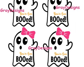 You've Been Booed-Instant Download, Halloween Boo Tag, Halloween You've Been Booed, Halloween Download, Halloween Ghost Tags, Ghost Gift Tag