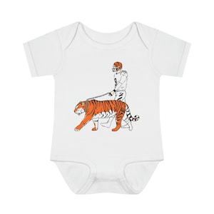Joe Burrow Baby Bodysuit, Joe Burrow Infant Baby Rib Bodysuit, Cincinnati Bengals Baby Jersey Bodysuit, Cincinnati Bengals Onesie
