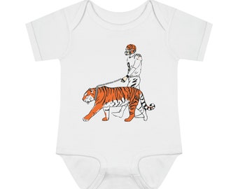 Joe Burrow Baby Bodysuit: Cincinnati Bengals Infant Onesie