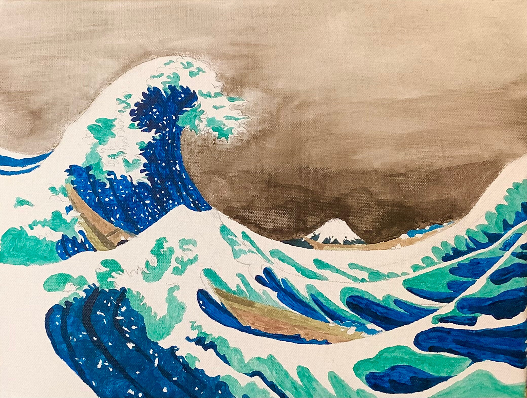 The Great Wave Of Kanagawa - Imitation Katsushika Hokusai By Kurt Thirion