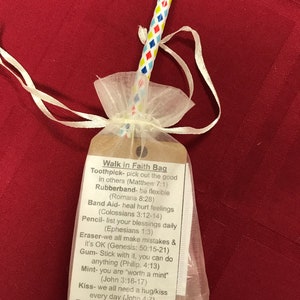Walk in Faith Bag, 10 pack