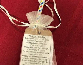 Walk in Faith Bag, 10 pack