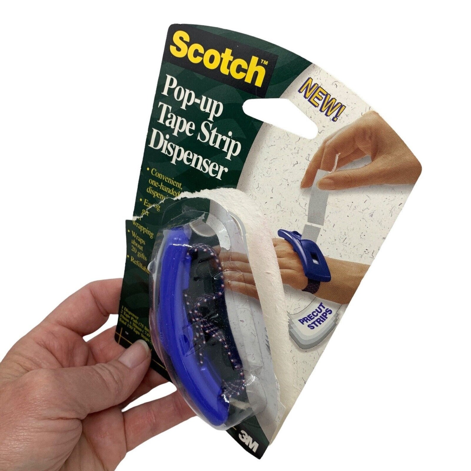 Popup Tape Strip Wrist Dispenser W Refill Strips 3M Scotch Etsy