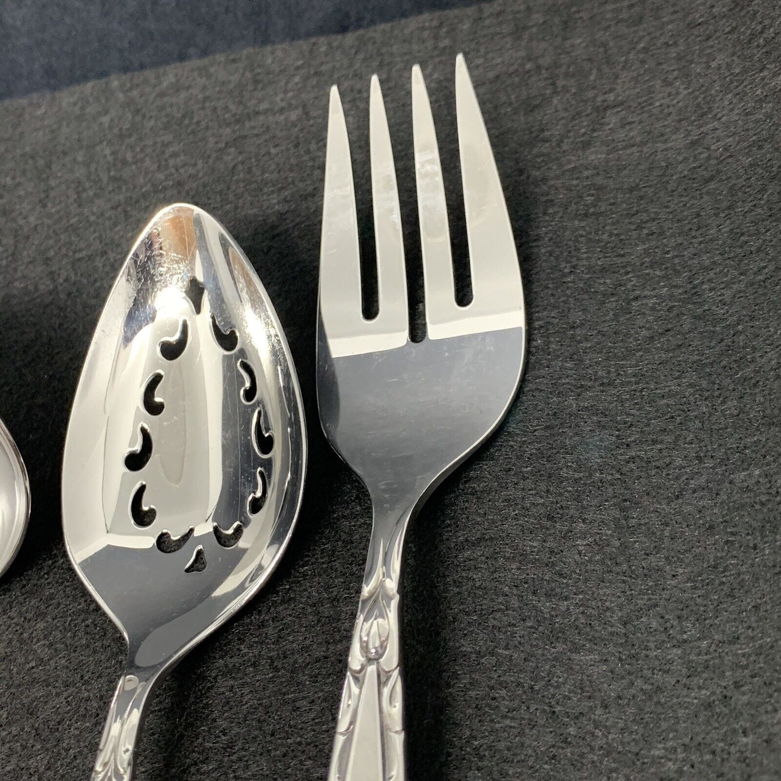 Oneida Community Flatware Serving 6 Piece Lot Fork Spoon Ladle