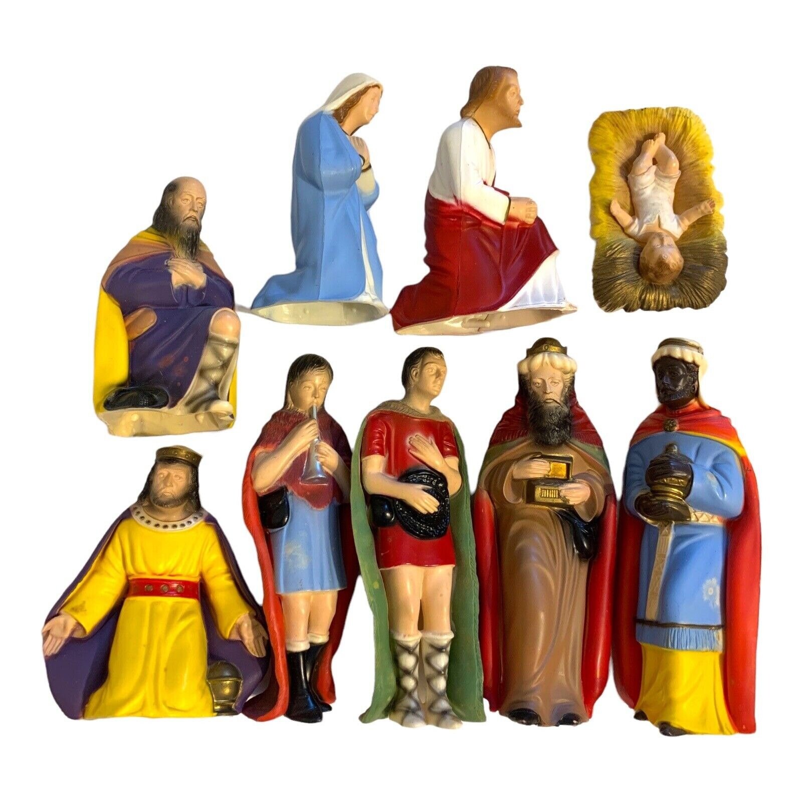 NATIVITY Vintage Hartland Plastics Nativity Set Scene With Etsy