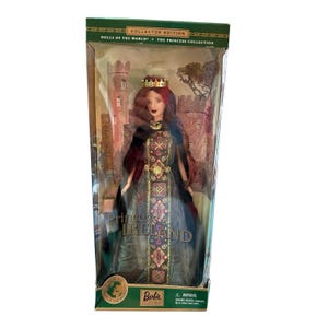 Princess Of Ireland, Barbie 2001 Collector Ed. Enchanted, Dolls of the World NIB