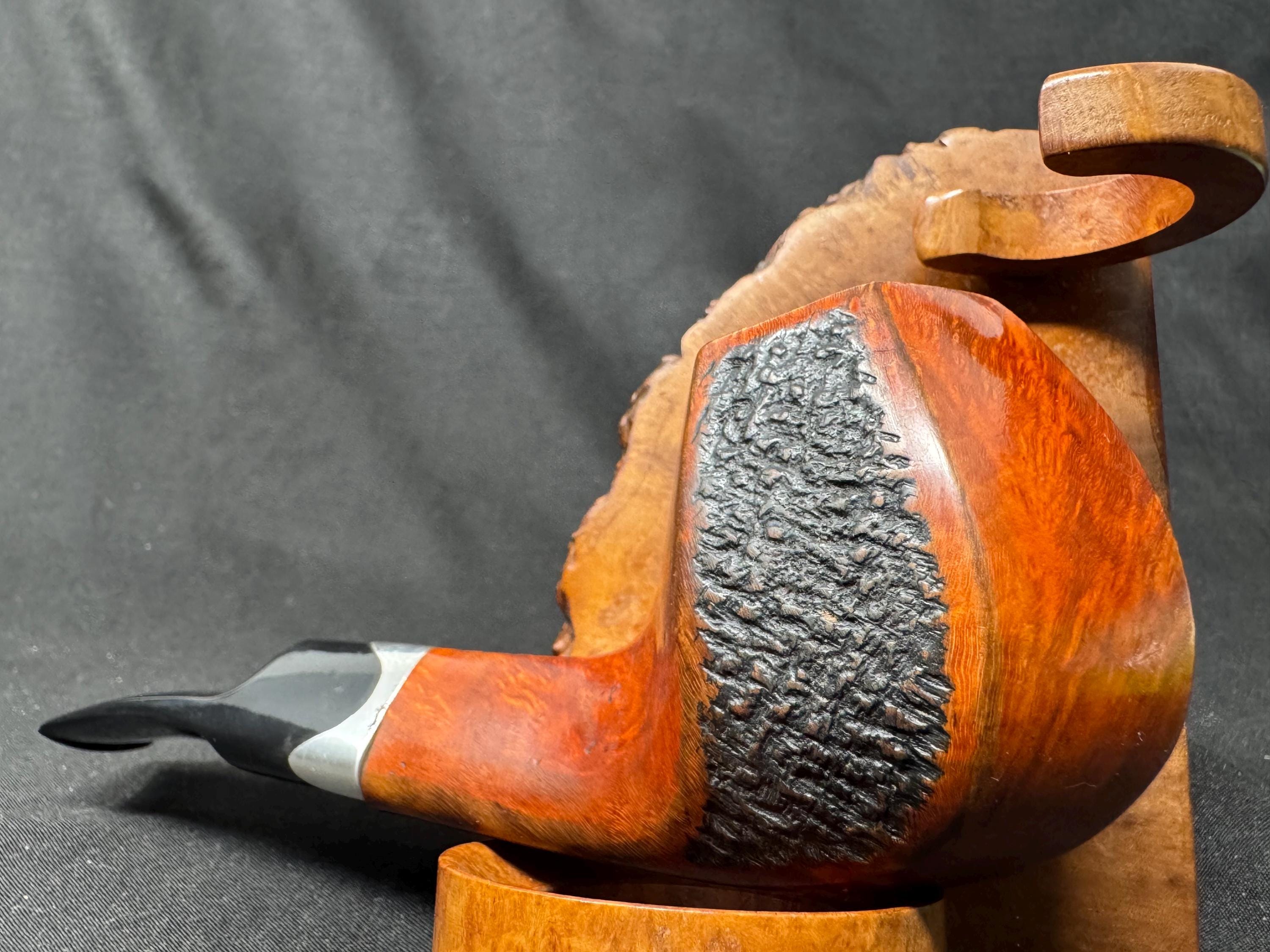Vauen Pipe of the Year 2002 'The Paneled Stripe' 9mm German Collector Gem VG 7