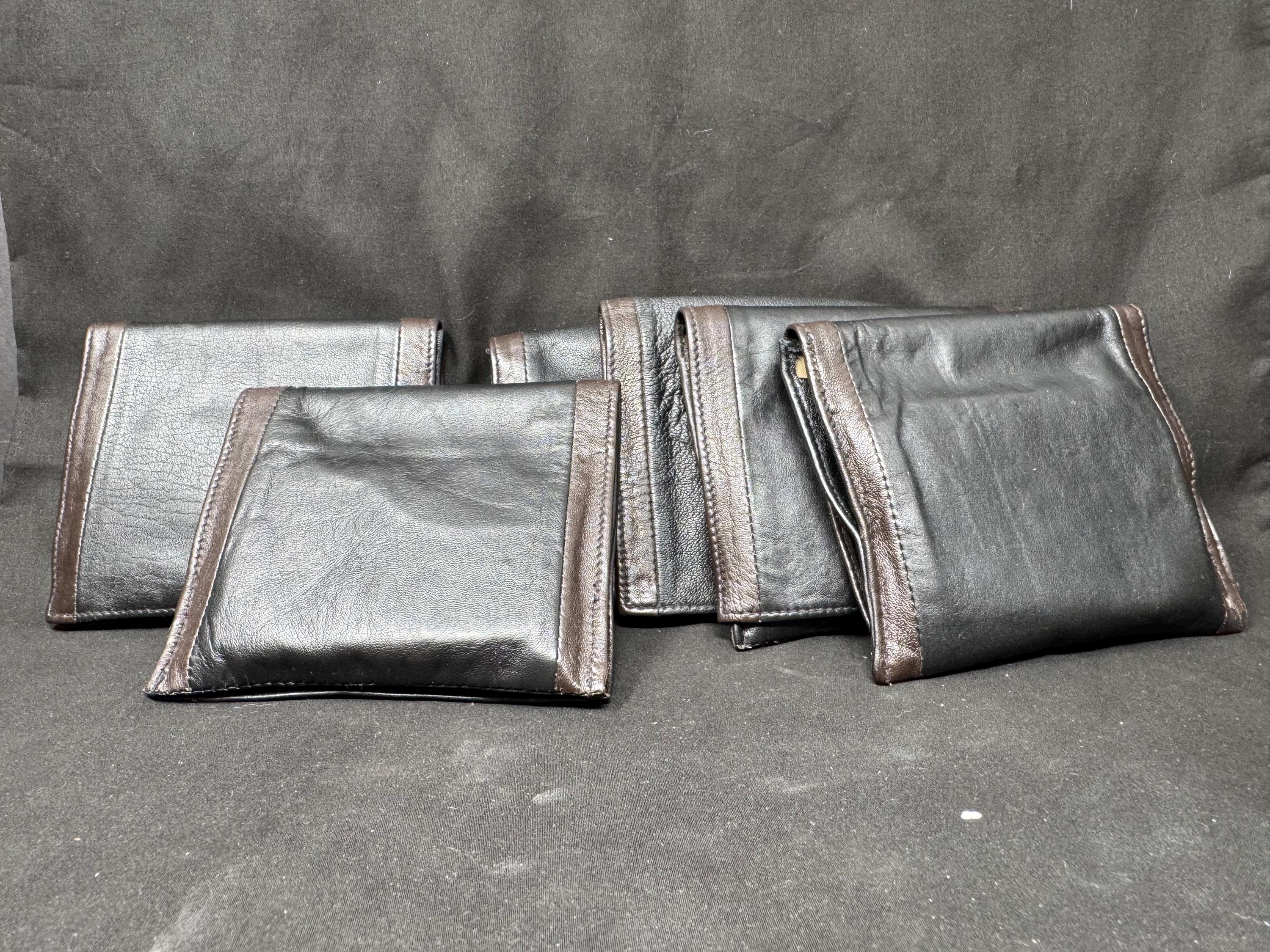 Mid-Century Genuine Leather Tobacco Caddy | Single-Pocket Stationary Cellar | 2oz+ Capacity 8