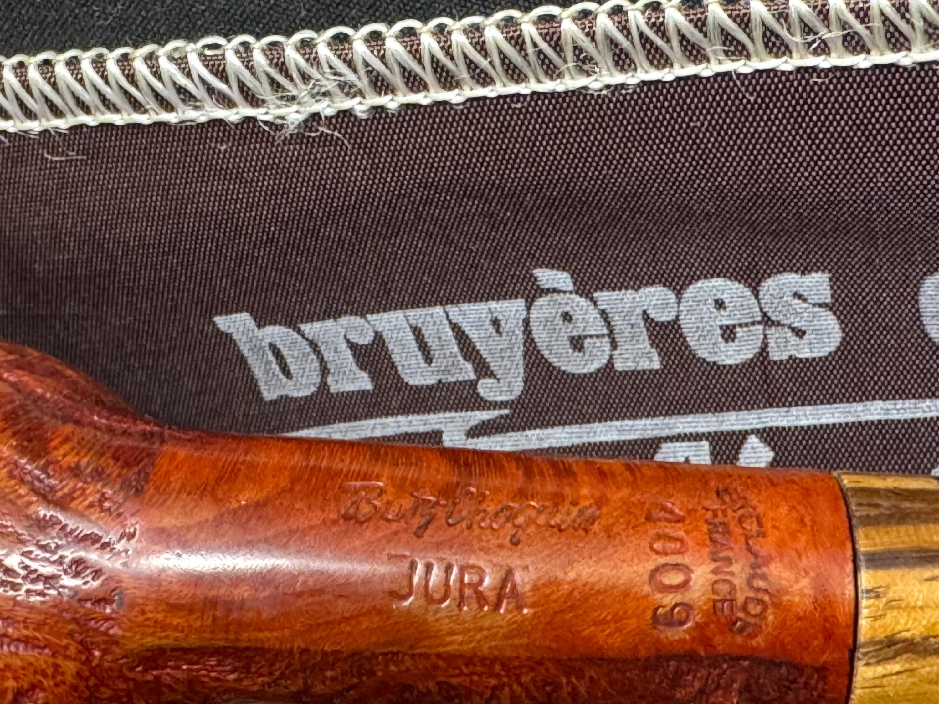 French Estate Butz Choquin JURA 1009 Sandblast Straight Billiard Pipe 6