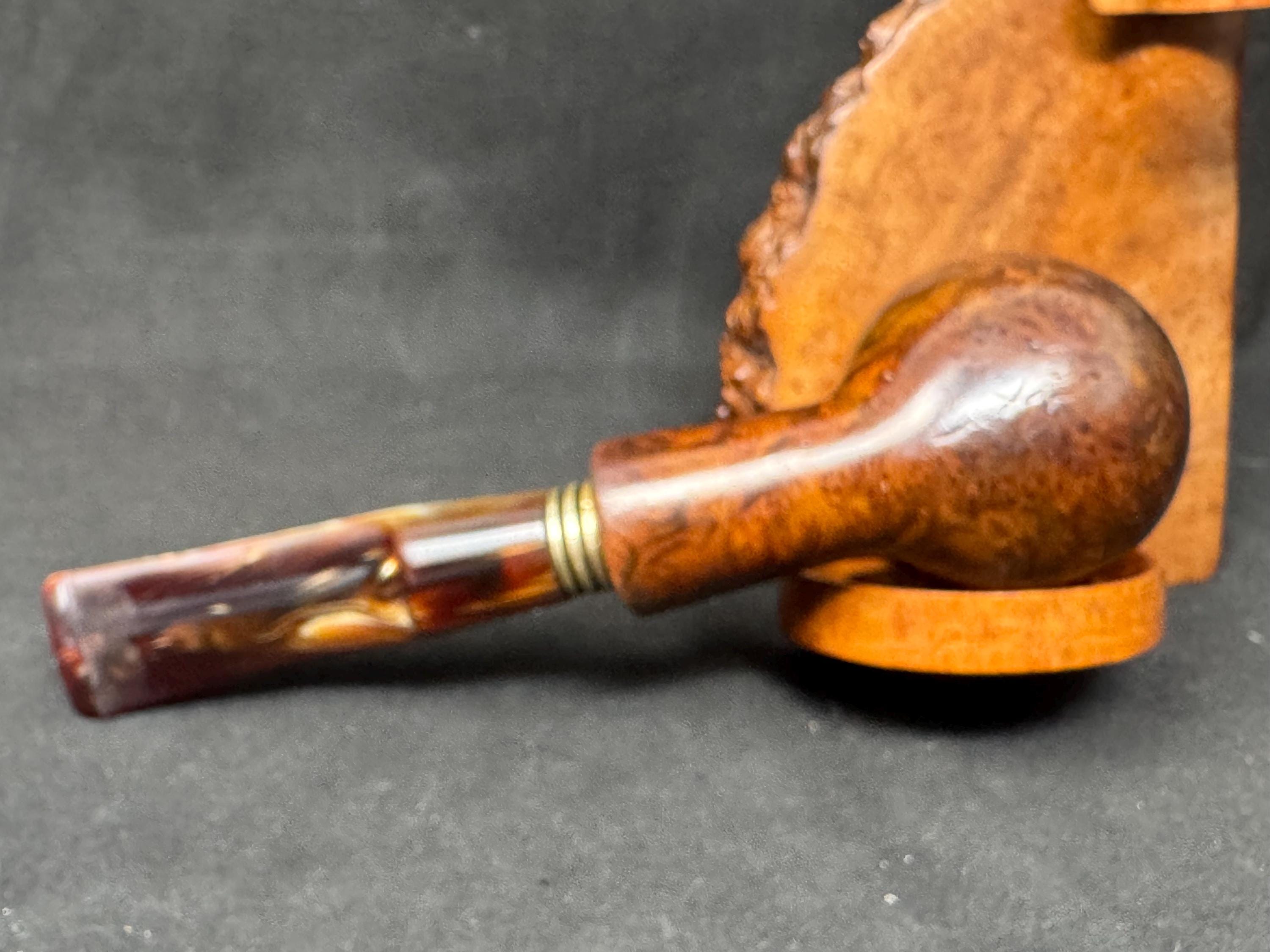 Stefano Santambrogio Exclusive Selected Briar Chubby Billiard - Italian Artisanal Estate Pipe, SKU-355 6