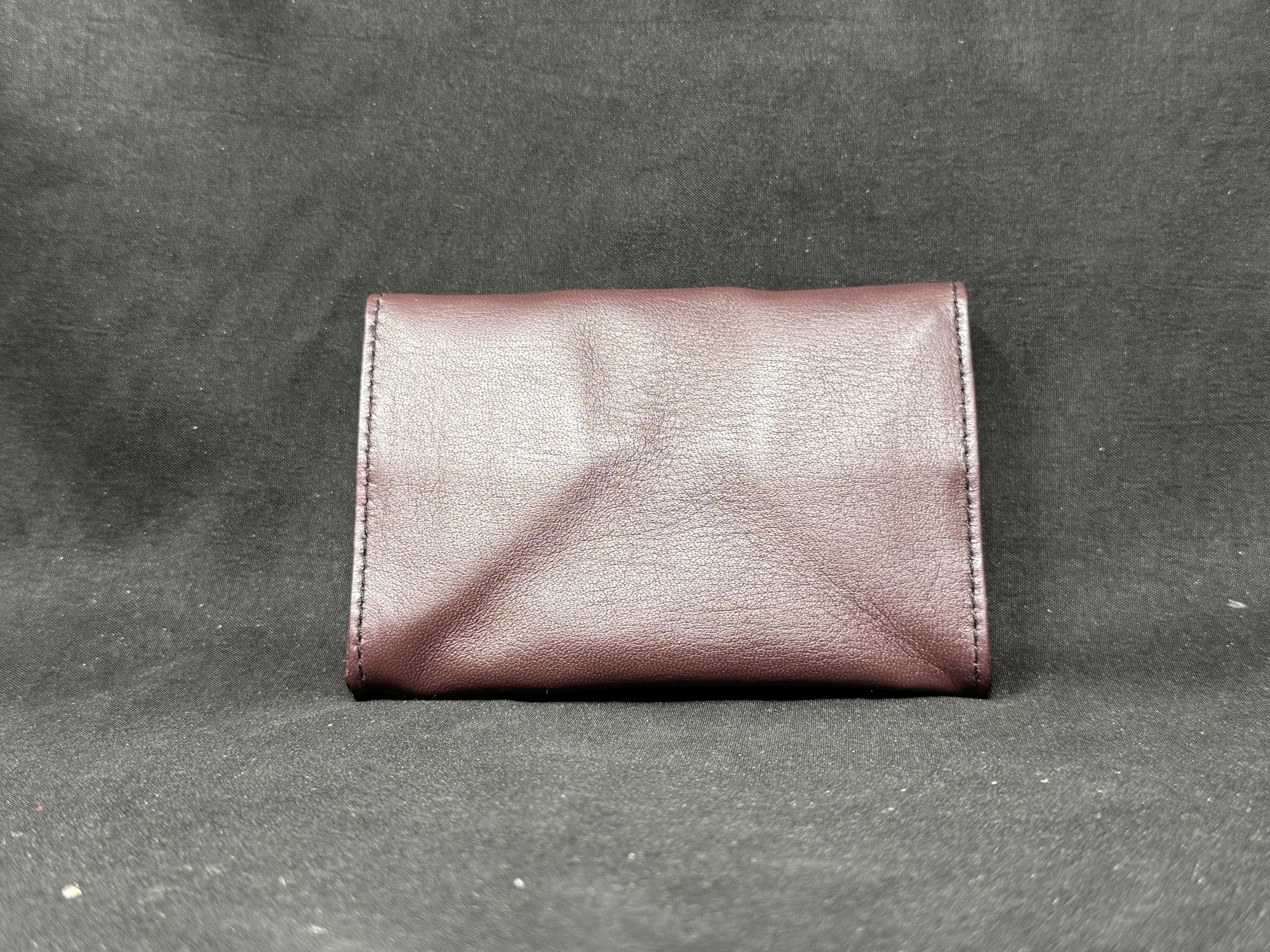 German Leather Expandable Tobacco Box Medical Rubber Lining 1960s-1980s 2