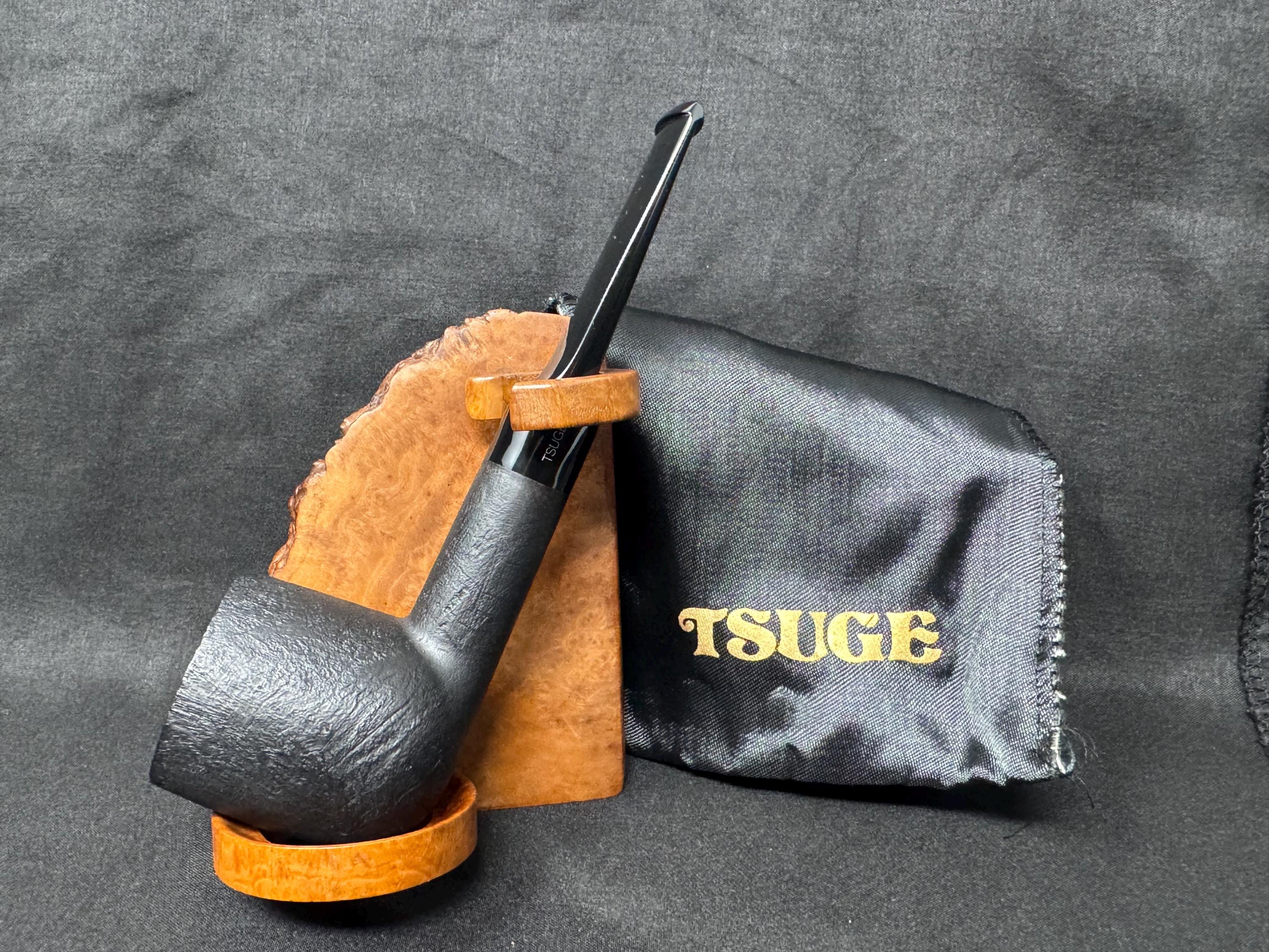 Tsuge "The Tasting" (Series 23) Billiard | Mint Pre-Smoked Condition | Tapered Acrylic Stem | No Filter.SKU-180 8