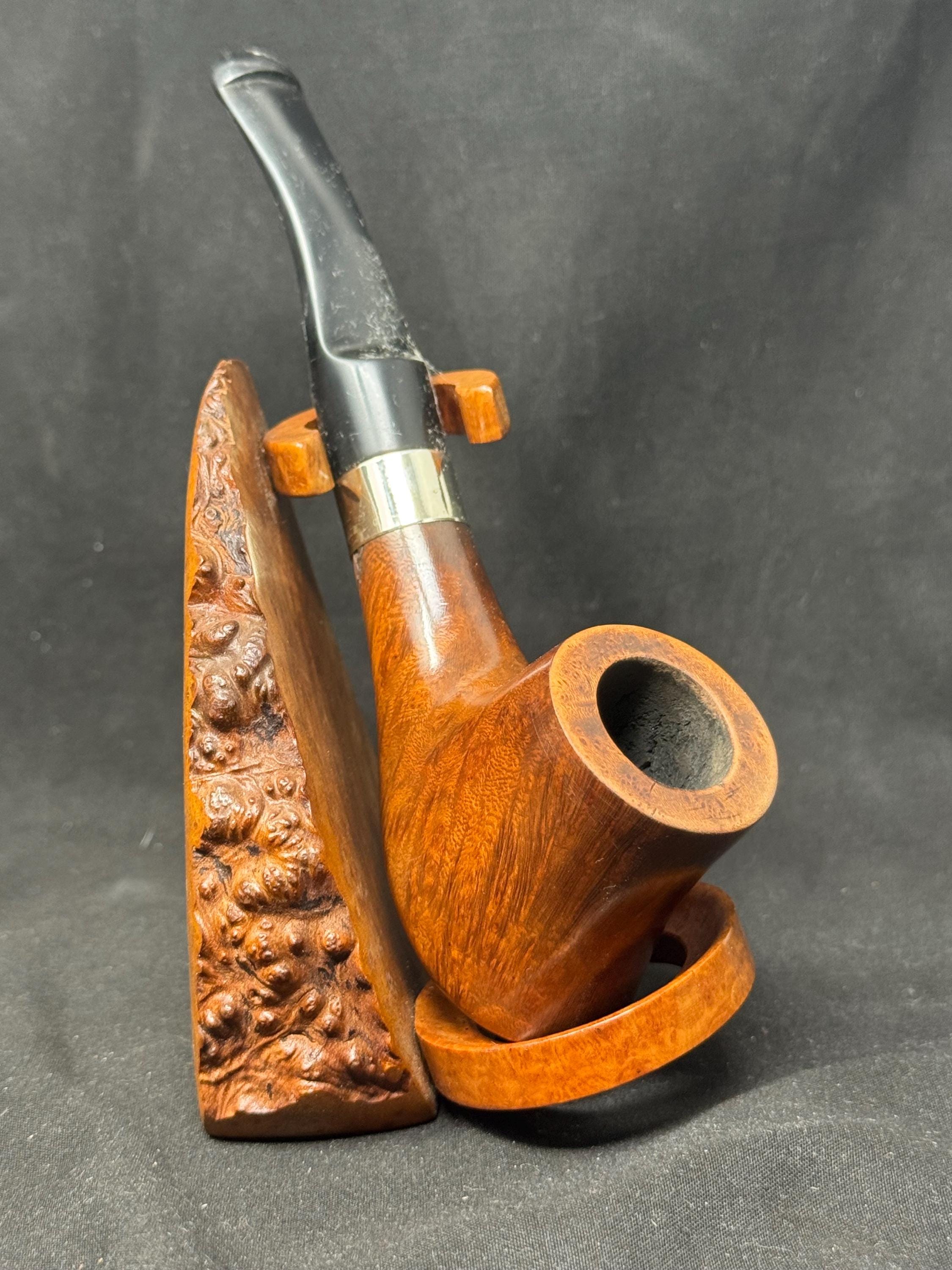 Showa Era Smooth Volcano Pipe | Chubby Shank, Saddle Stem, 9mm Filter