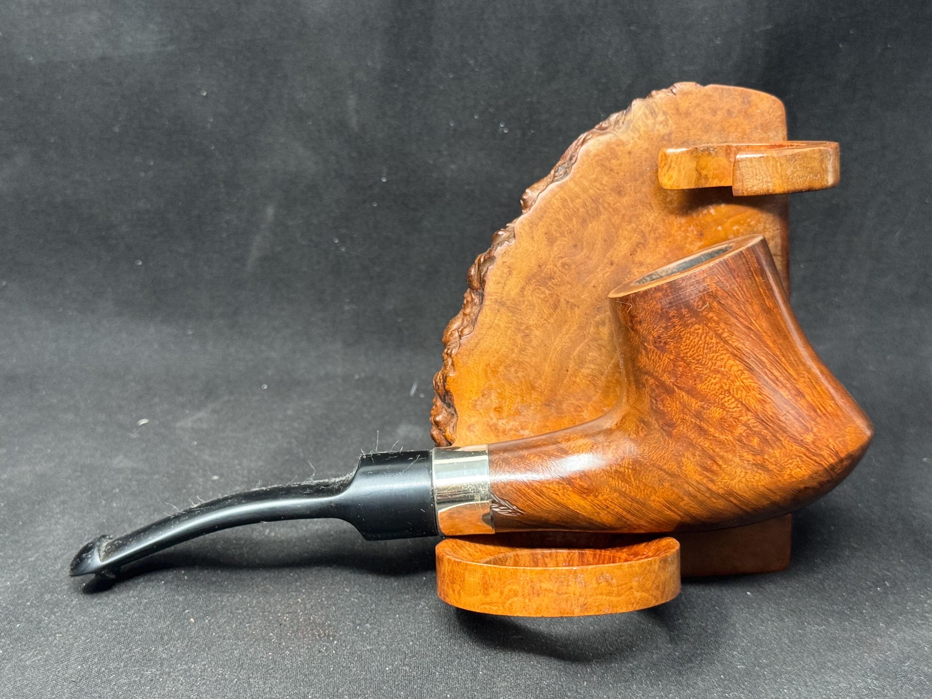 Showa Era Smooth Volcano Pipe | Chubby Shank, Saddle Stem, 9mm Filter 4