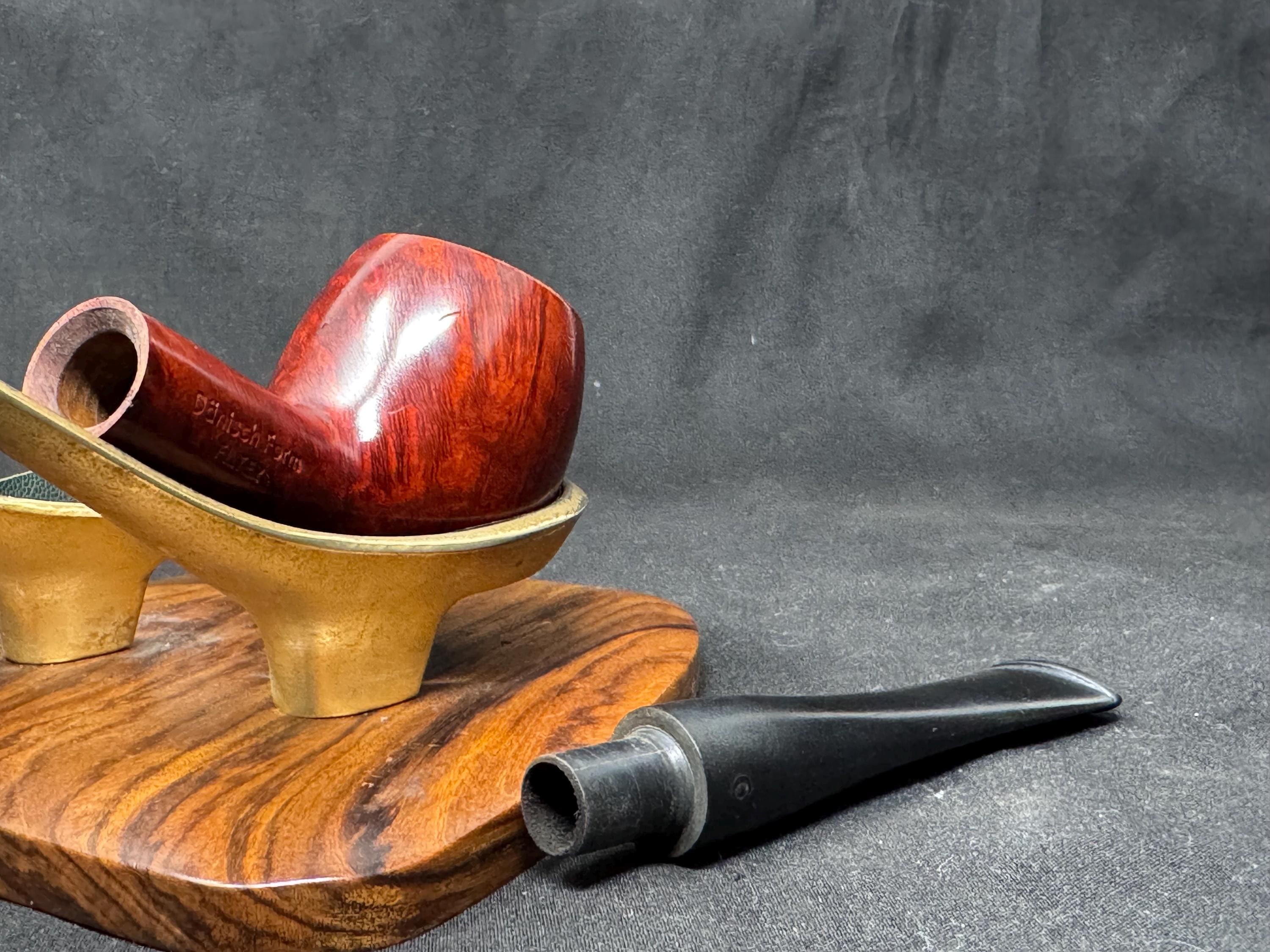 Portland Model 418 Smooth Straight Apple Pipe, Danish Style, 9mm Filter - Excellent 6