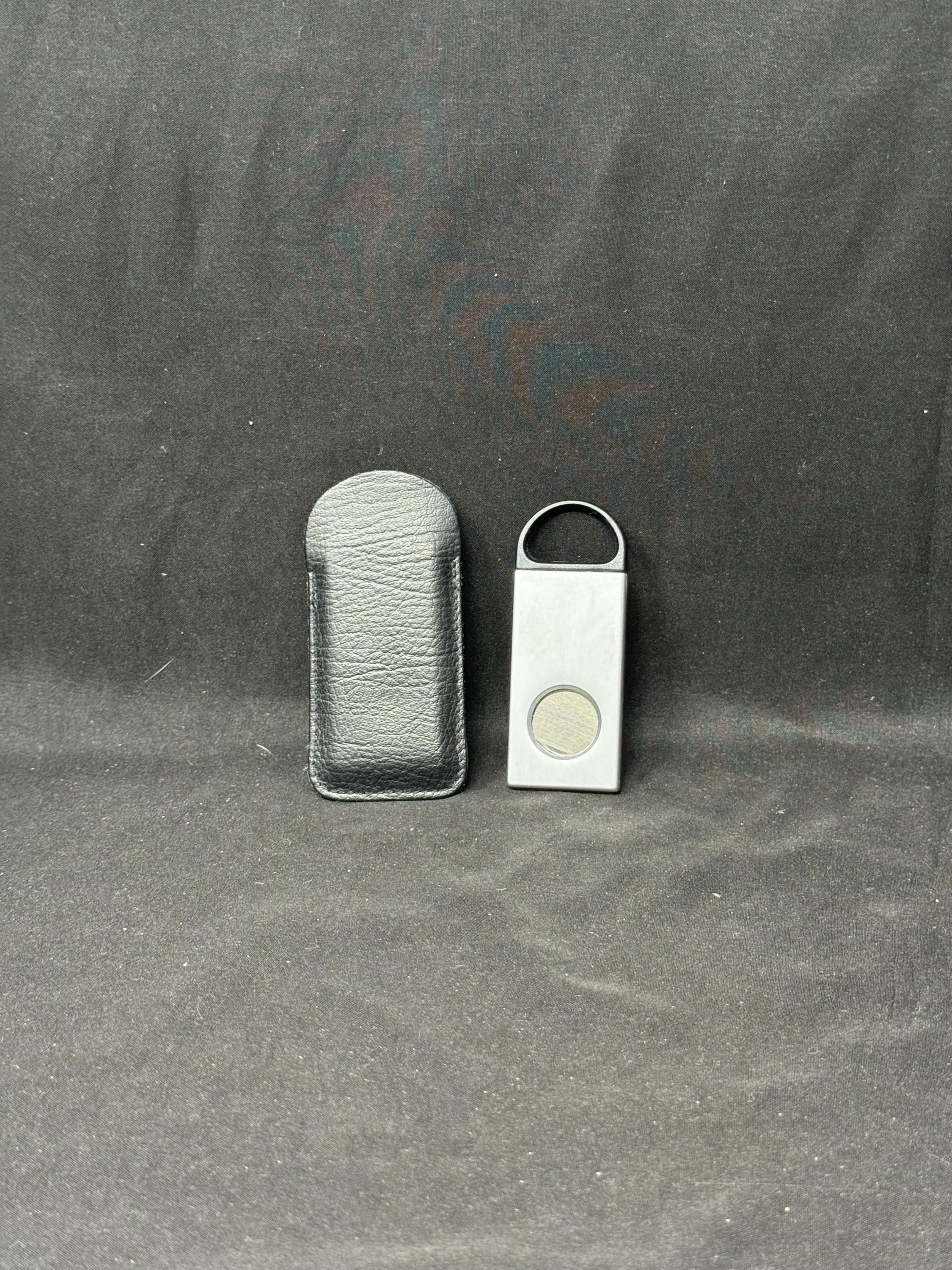 Art Deco Bakelite & Nickel Guillotine Cigar Cutter | 1920-1930s Tobacciana 4