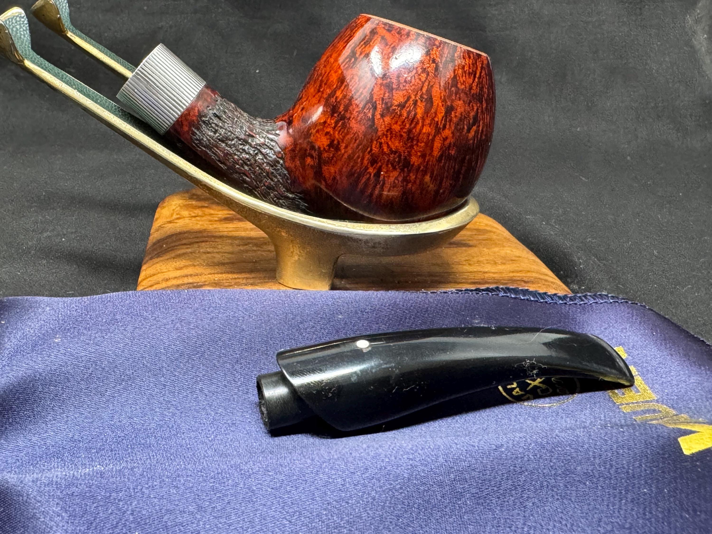 Vauen Luxury Large Apple Shape 1243 - 2003 Sterling Silver Mount German Estate 8