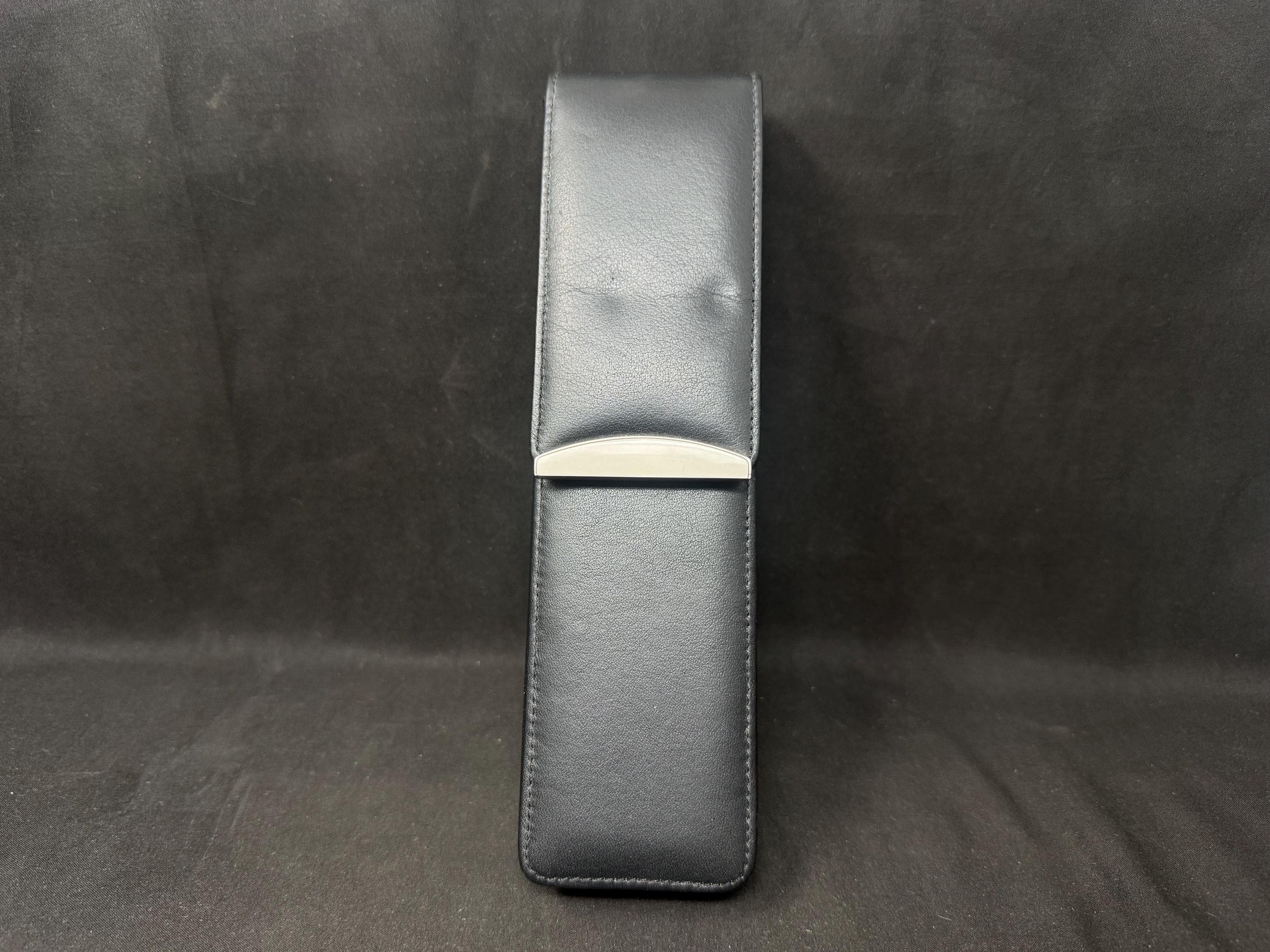 Collectors' Vault Genuine Leather Box - 8x2.25x1 Storage Case for Pipes & Tools