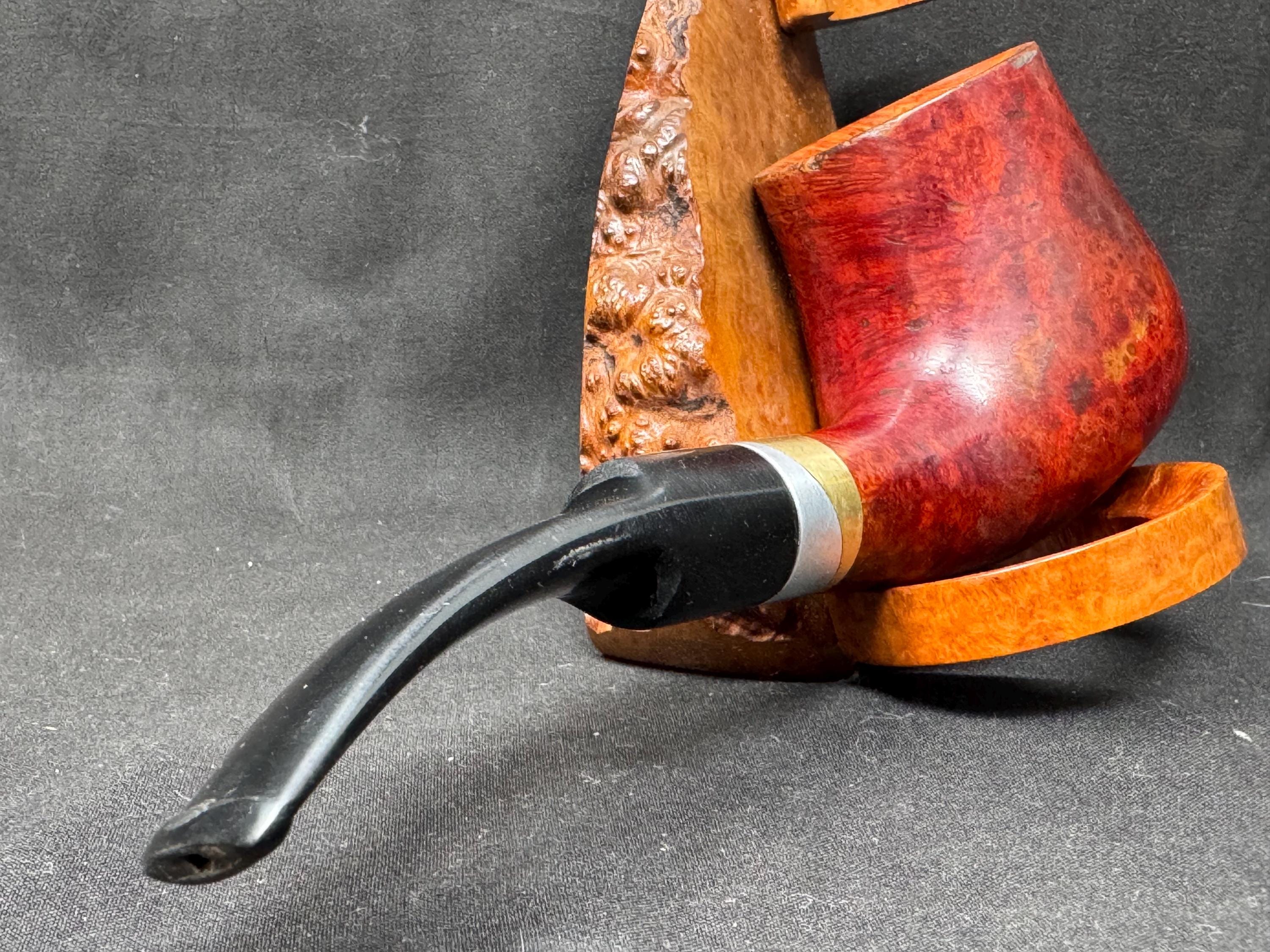 Vauen 582 'Il Maestro' by Cesare Barontini - Rare German-Italian Bent Brandy 7