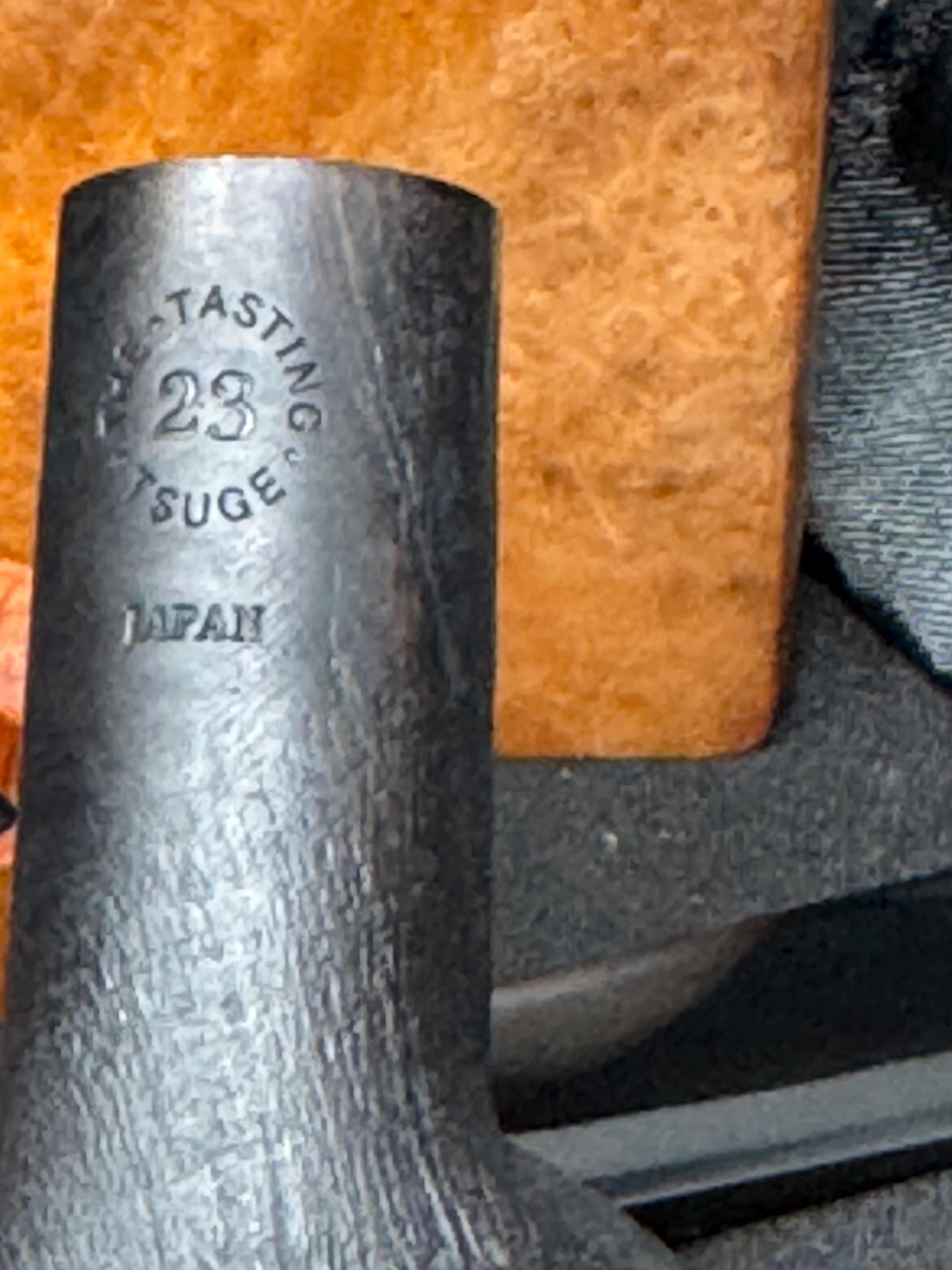Tsuge "The Tasting" (Series 23) Billiard | Mint Pre-Smoked Condition | Tapered Acrylic Stem | No Filter.SKU-180 9