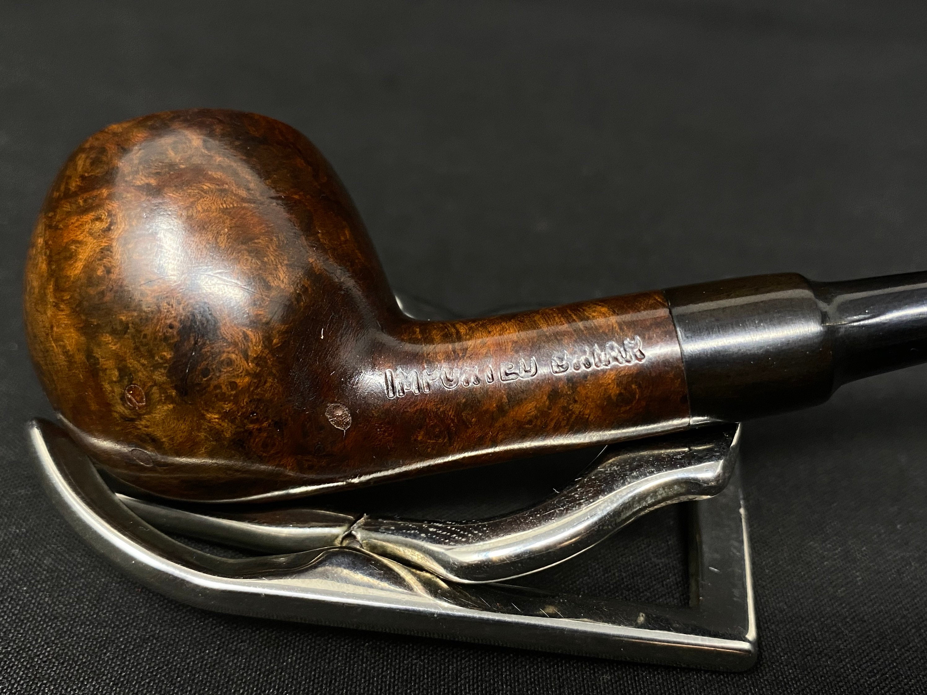 Imported Briar Smooth Straight Apple Vest Pocket Pipe 6