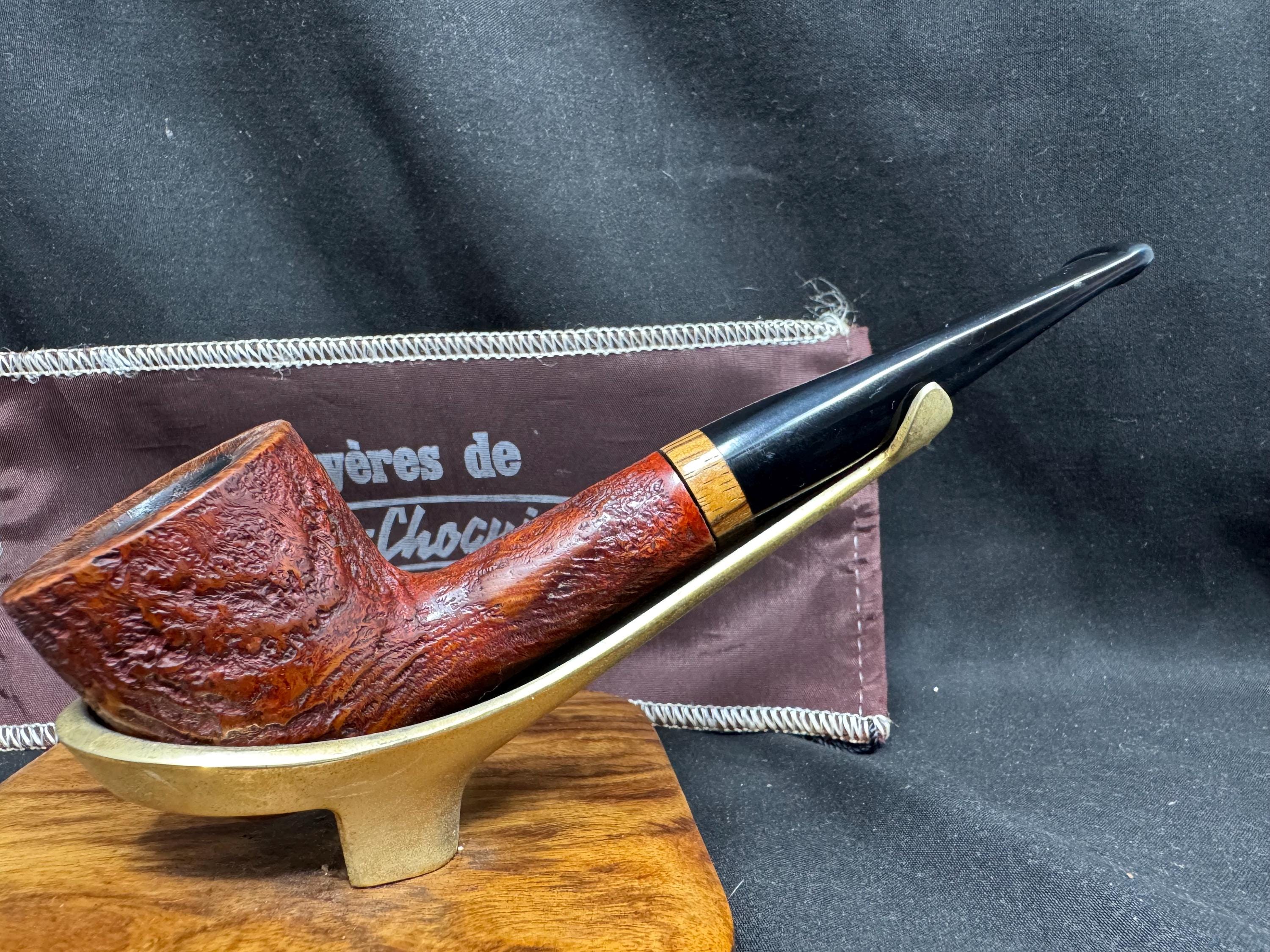 French Estate Butz Choquin JURA 1009 Sandblast Straight Billiard Pipe 2