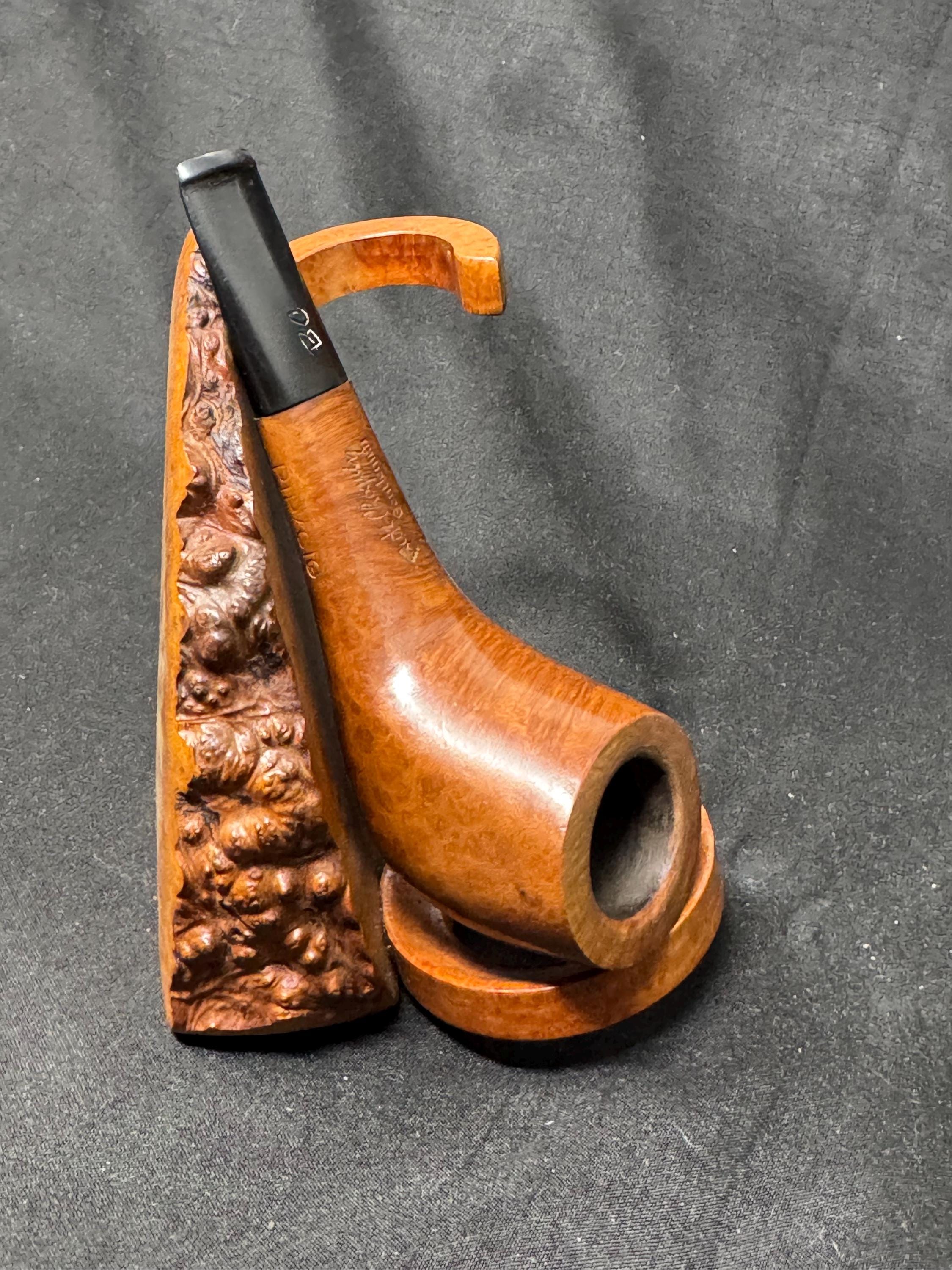 French Butz-Choquin Gentleman ROC Dinky No.1 Nosewarmer Pocket Pipe, Saint-Claude 2