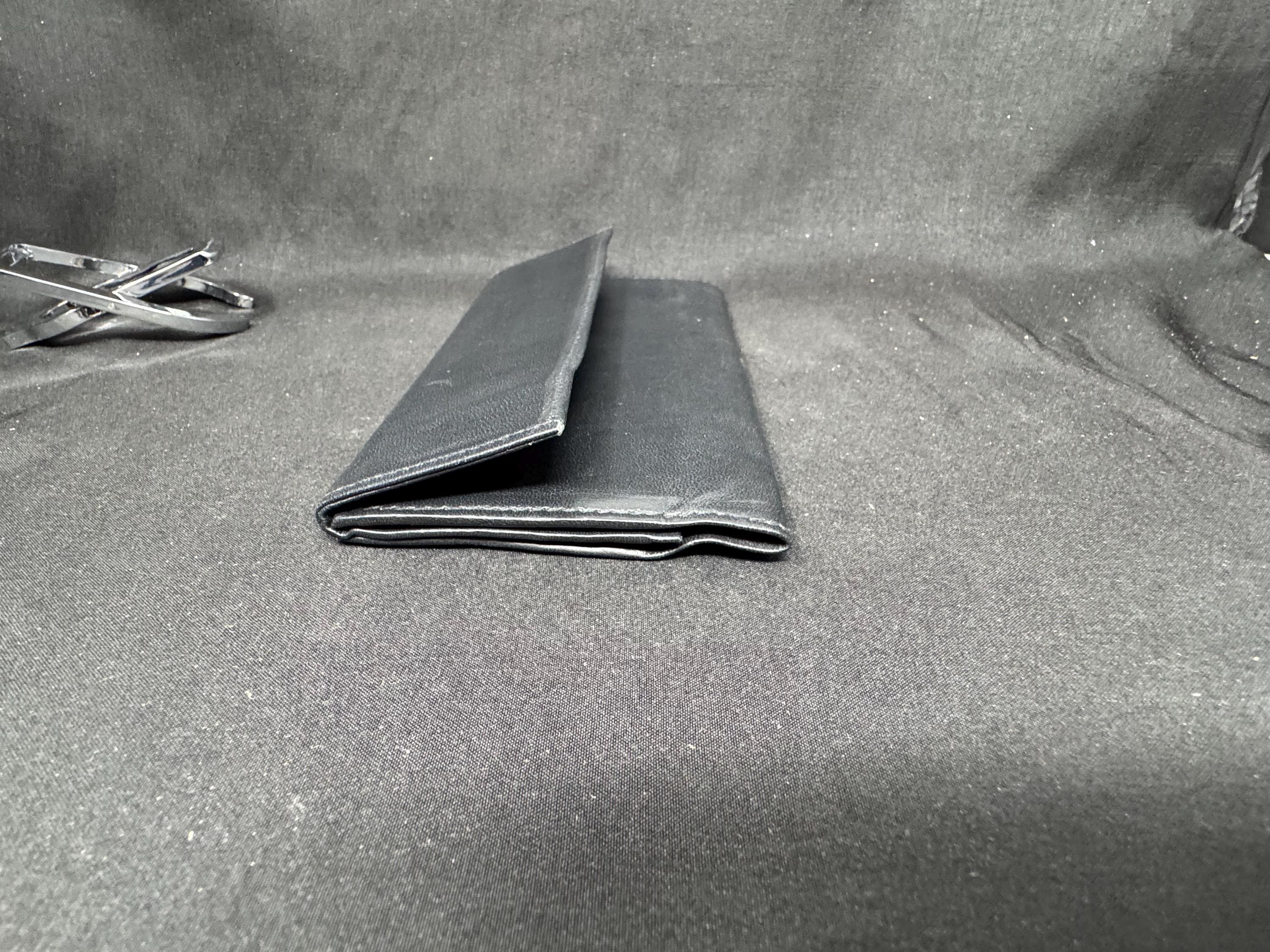 Vintage German Leather Tobacco & Tool Roll Tri-Fold Travel Organizer – Estate Accessory