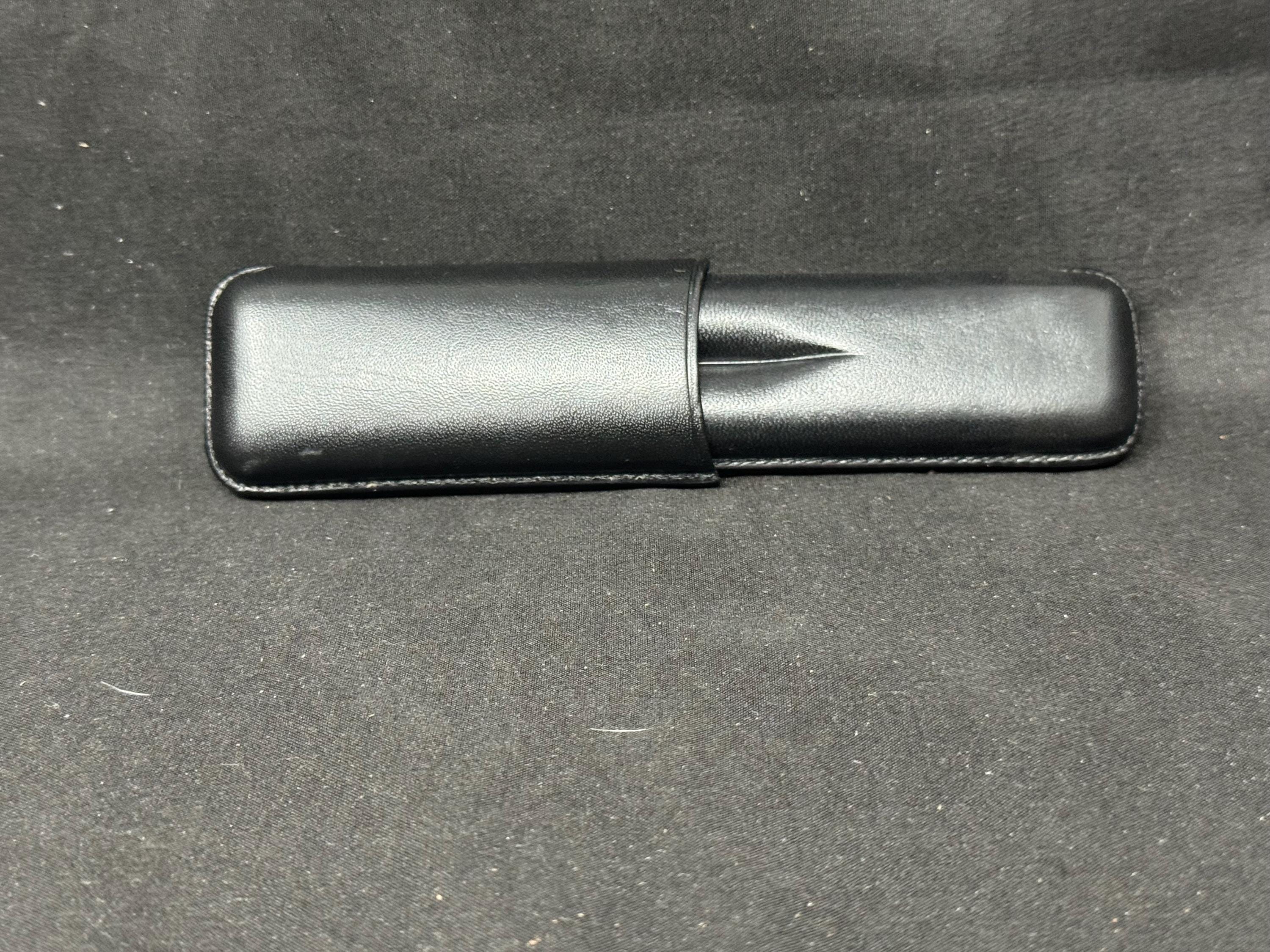 German Hard Leather Dual-Chamber Travel Case | Anonymous Atelier, Circa 1950s | Archival Tube System 4
