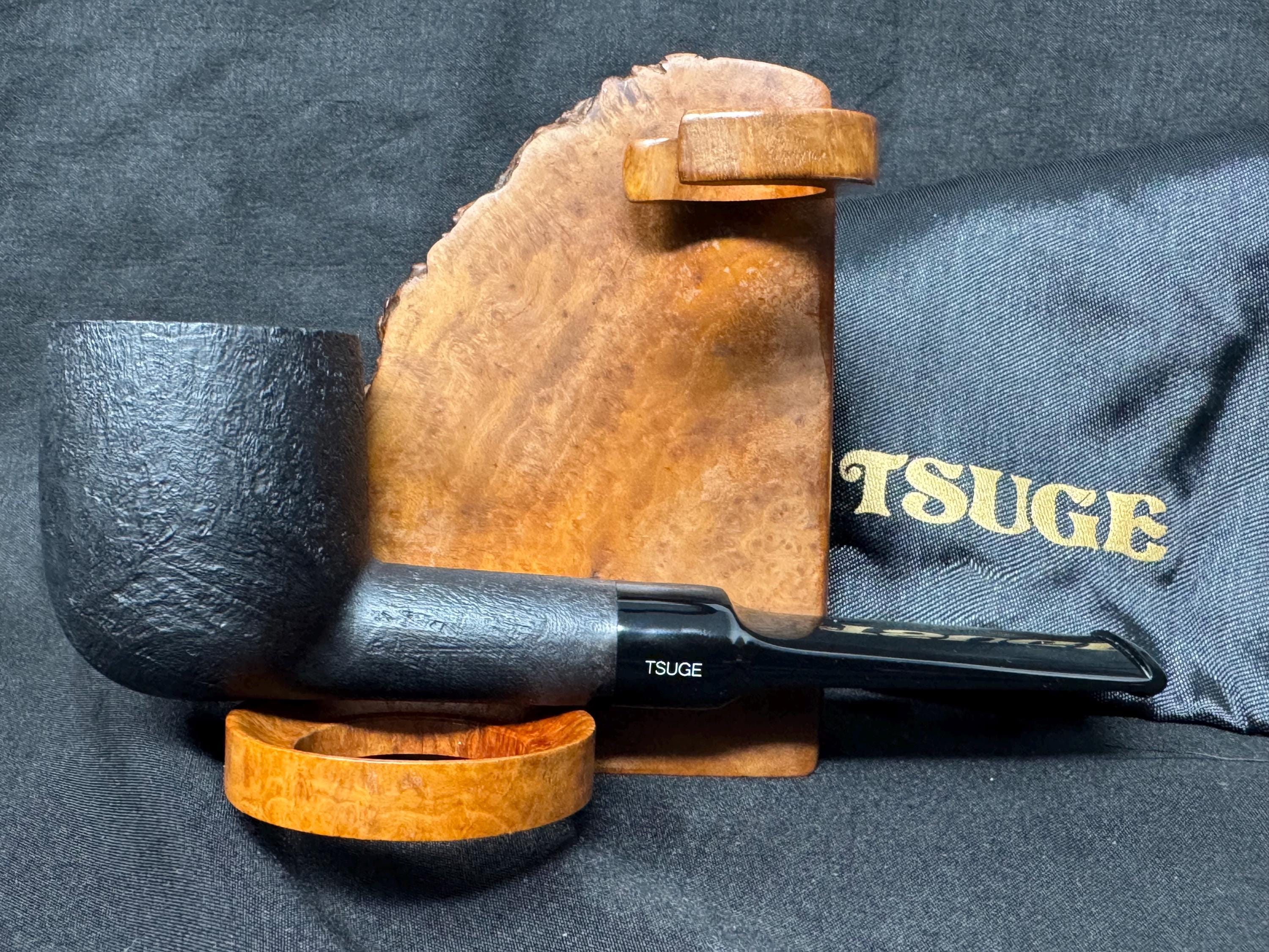Tsuge "The Tasting" (Series 23) Billiard | Mint Pre-Smoked Condition | Tapered Acrylic Stem | No Filter.SKU-180 2