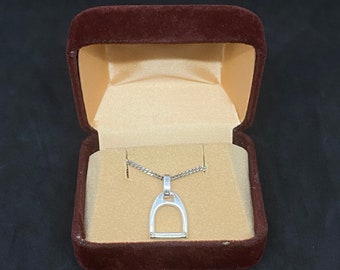 Vintage Sterling Silver 835 Chain with Small Sterling Silver Pendant. Germany