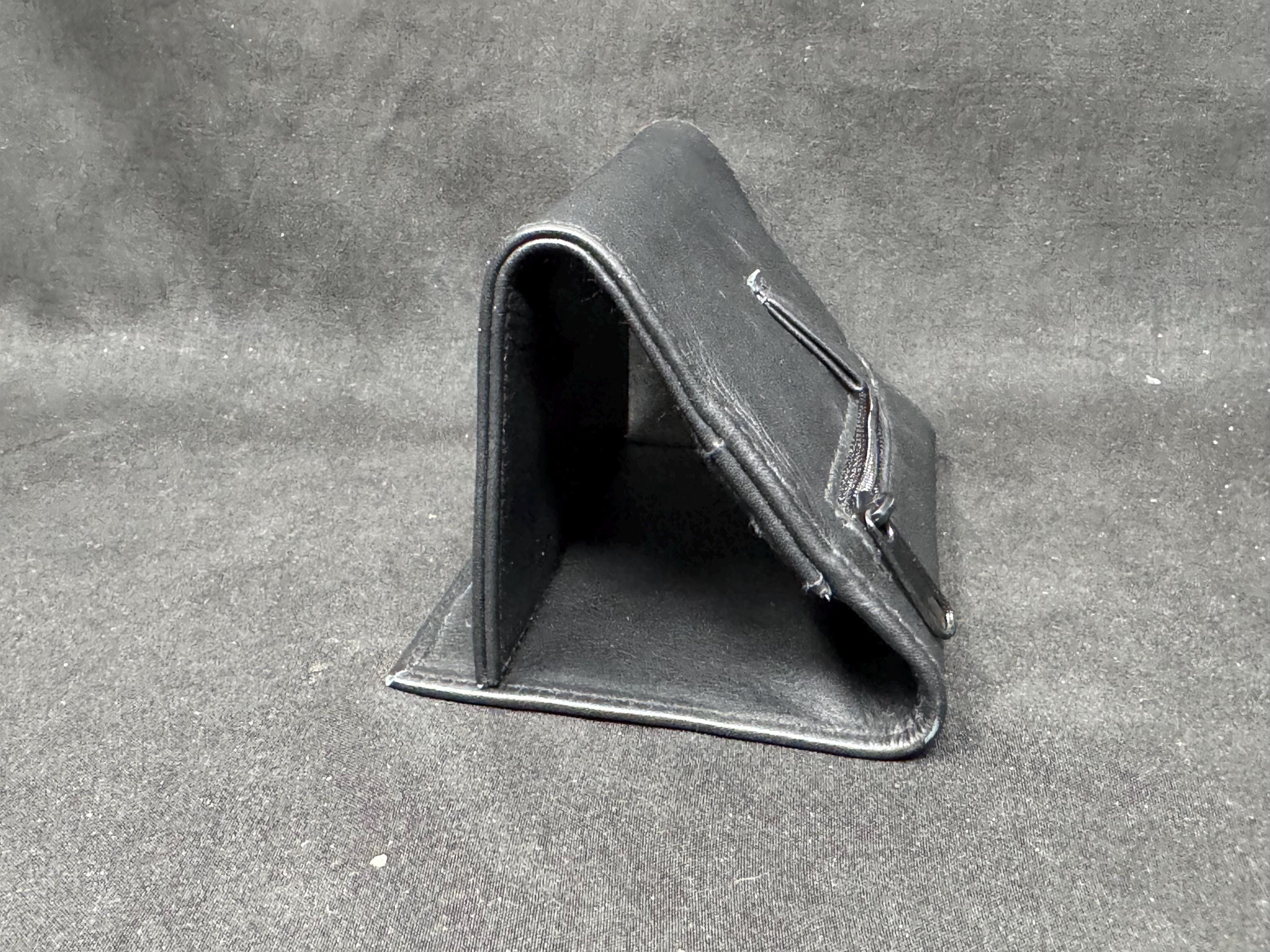 Vintage German Leather Tobacco Pouch | Roll-Up 2oz Tin Case.SKU-226 8
