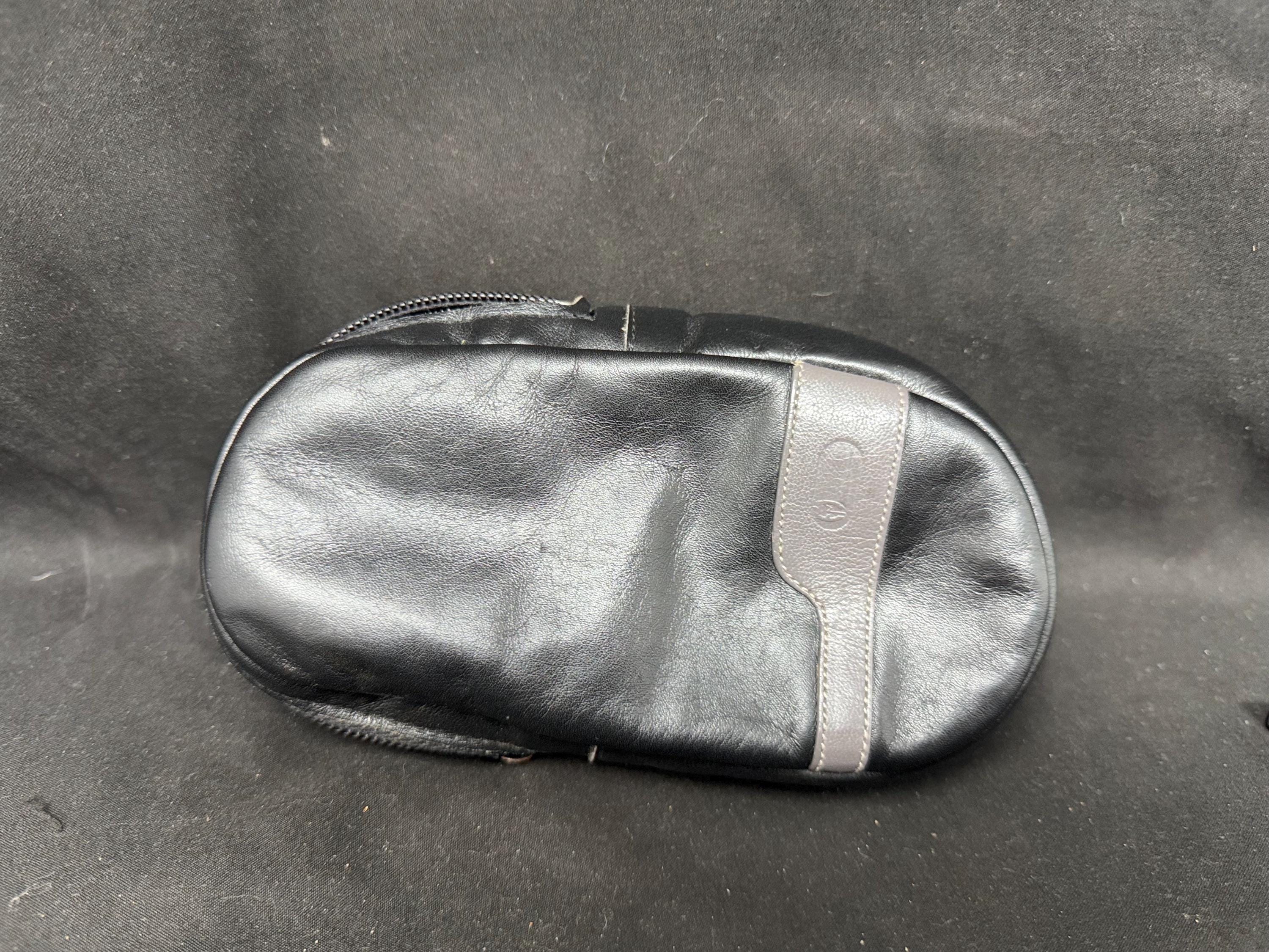 Leather Pipe Bag for 2 Pipes, Tobacco Tin & Accessories.SKU-062 4