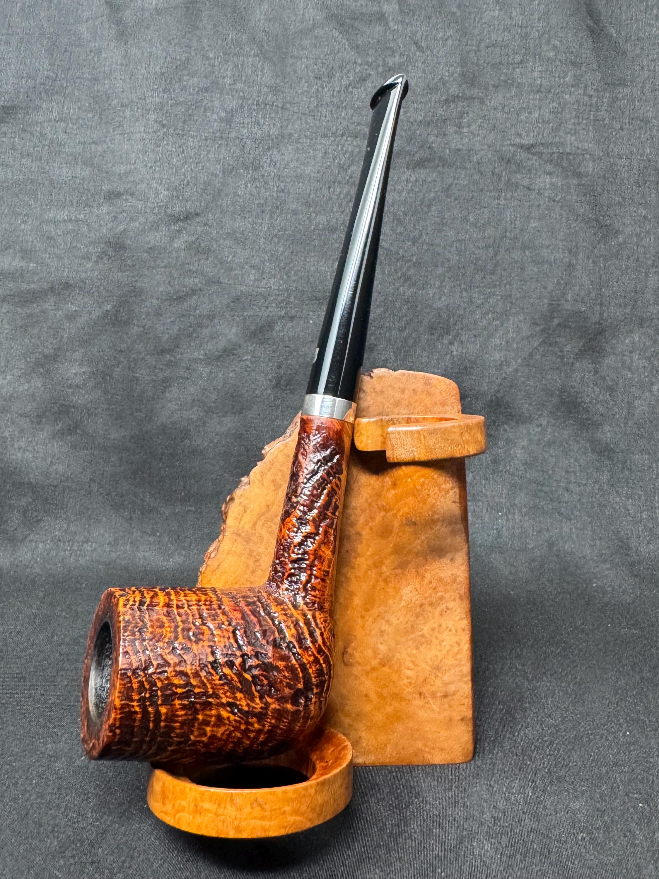 Ser Jacopo S2 Per Aspera Ad Astra Sandblast Billiard 7in Silver Acrylic 5