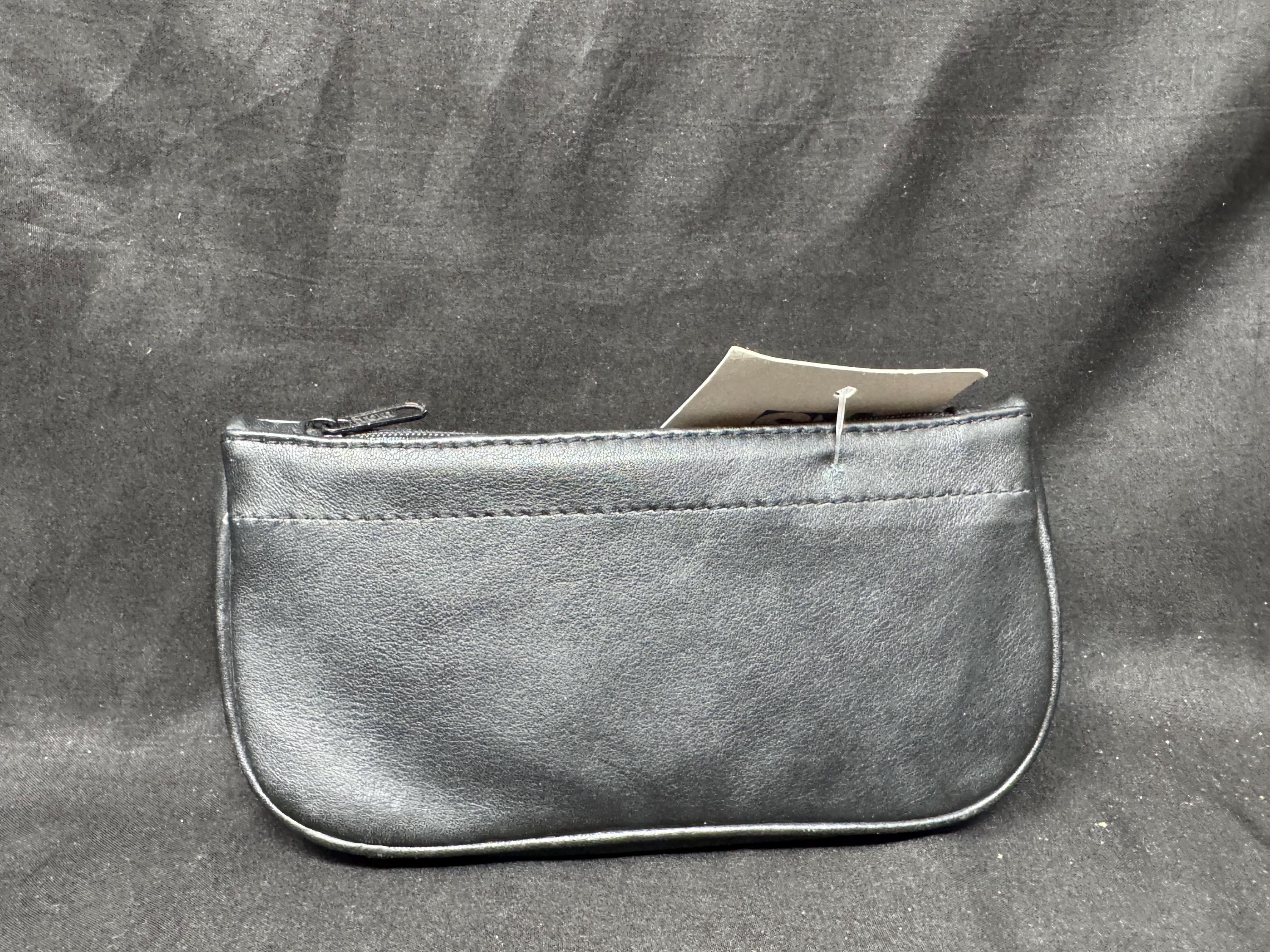 German Minimalist Leather Tobacco Pouch - Smooth Coffee Brown - Vintage Estate 5