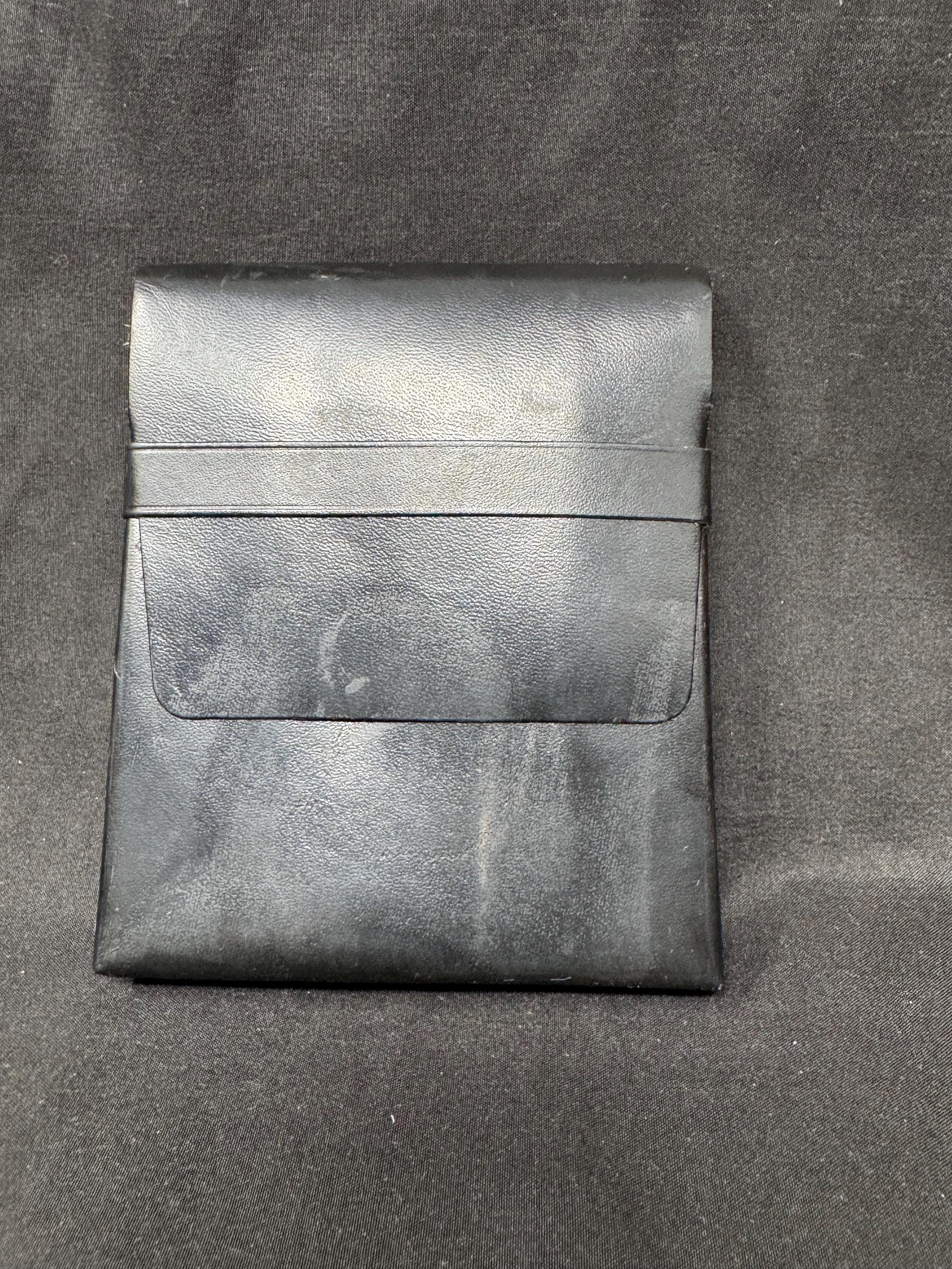 German Leather Five-Cigar Travel Case, Offenbach - Rigid Construction, Individual Compartments 6