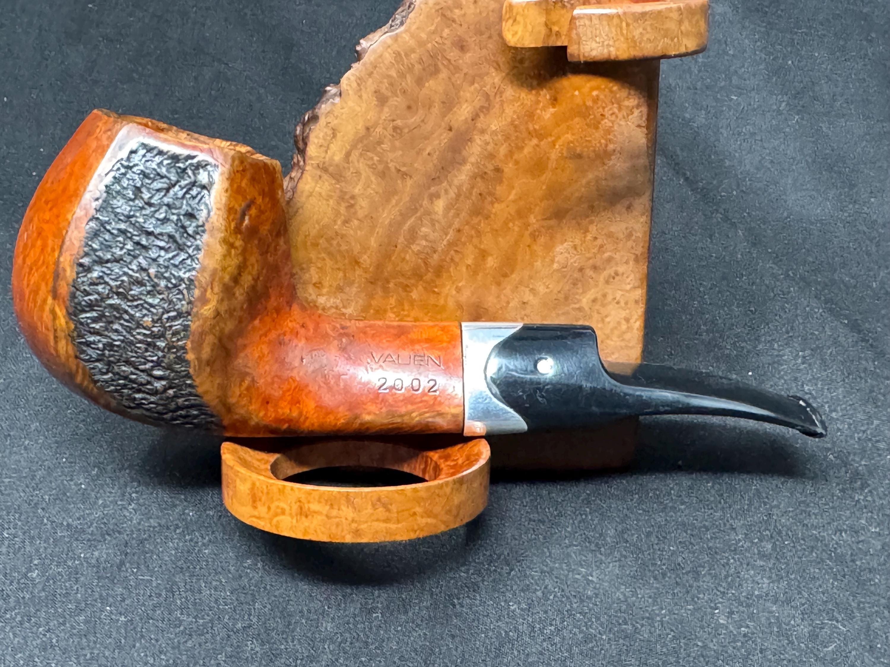 Vauen Pipe of the Year 2002 'The Paneled Stripe' 9mm German Collector Gem VG 2
