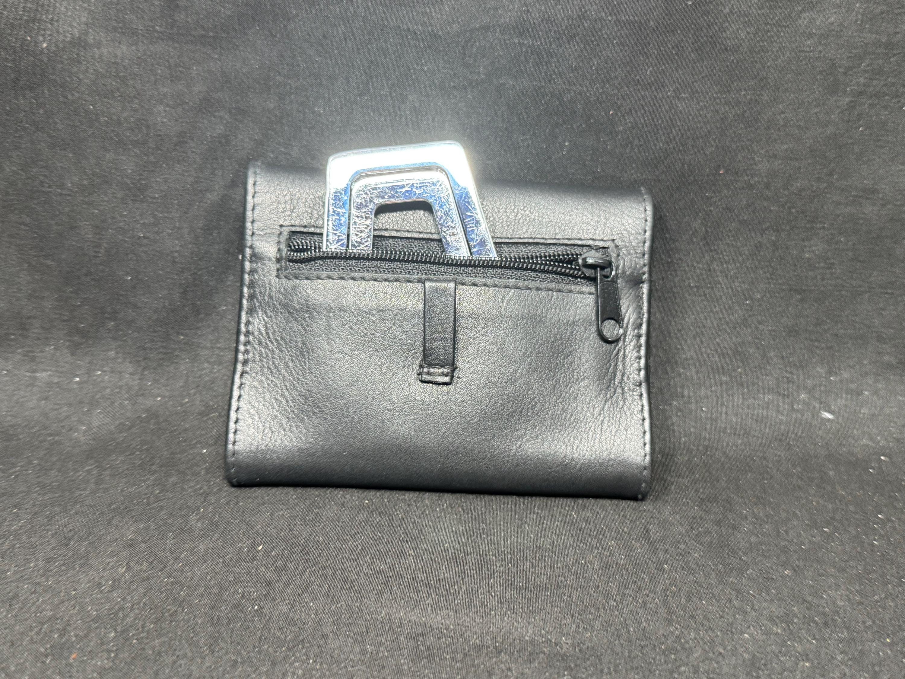 Vintage German Leather Tobacco Pouch | Roll-Up 2oz Tin Case.SKU-226 3