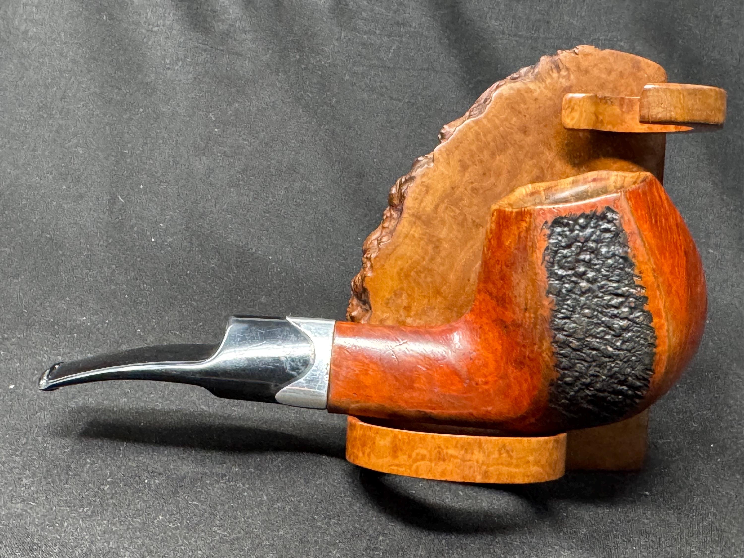 Vauen Pipe of the Year 2002 'The Paneled Stripe' 9mm German Collector Gem VG 3