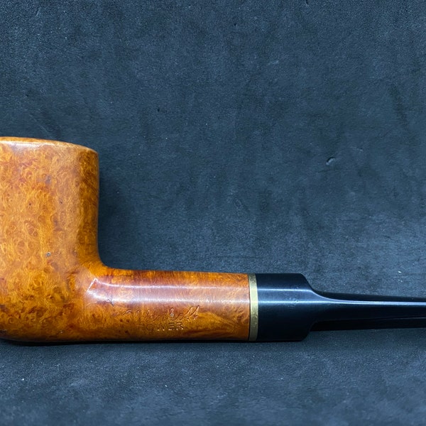 German Estate Oldenkott Tower Smooth Straight Billiard 9mm Tobacco Pipe (SKU-628)