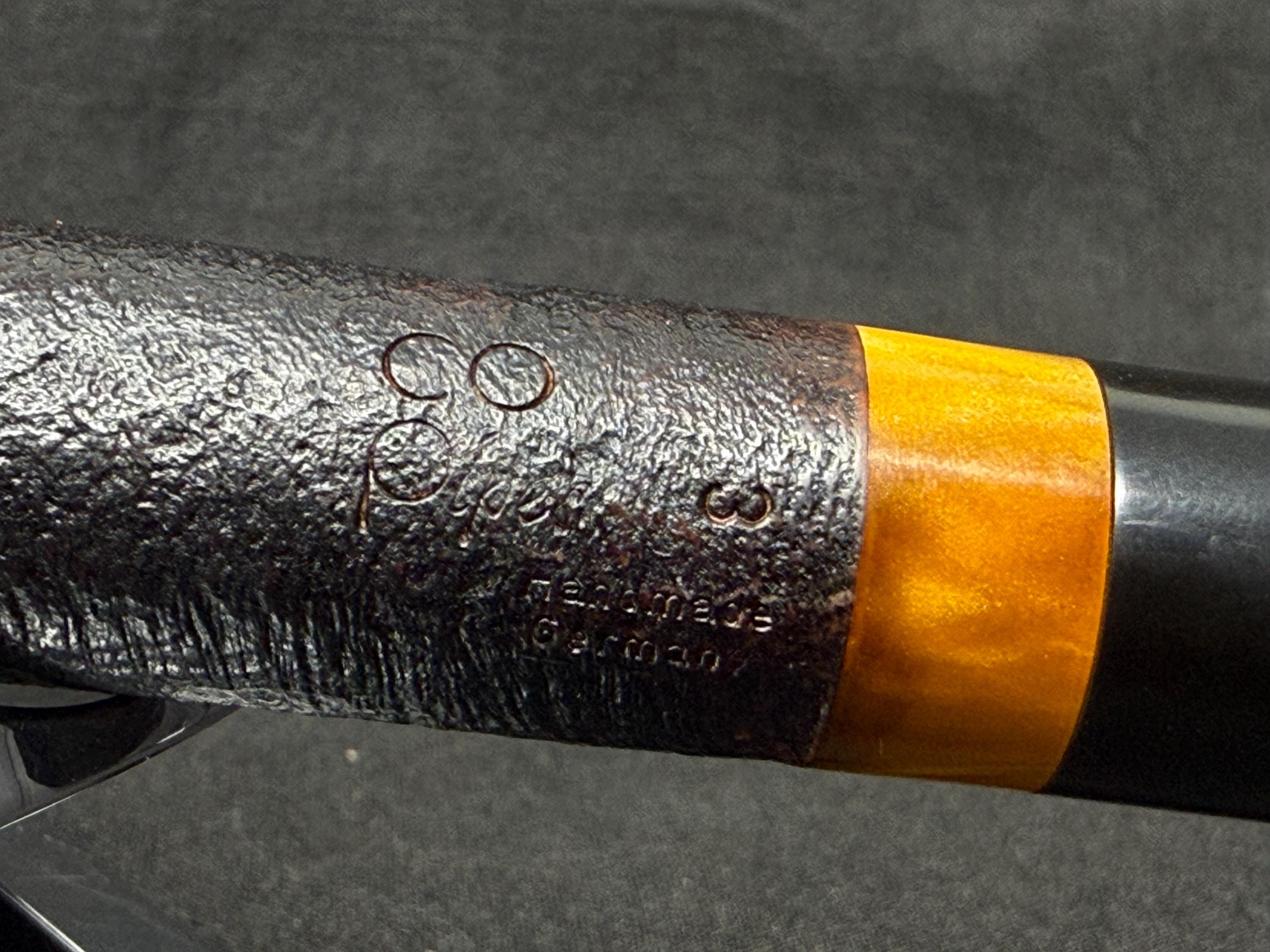 Collector's Offering: Kirsch Freehand Category A Billard (Nr. 10) — A Dark Sandblast German Gem.SKU-176 10