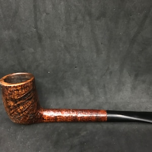 Stände aus Dänemark: Vintage Stanwell DELUXE (817) Sandstrahl-Livergold Pfeife SKU 176
