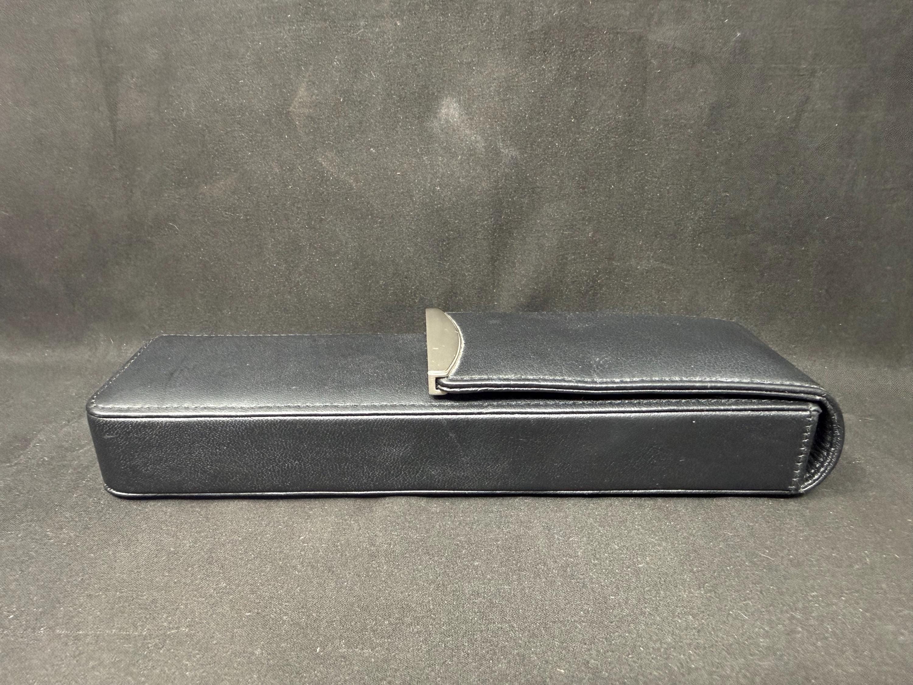 Collectors' Vault Genuine Leather Box - 8x2.25x1 Storage Case for Pipes & Tools 6