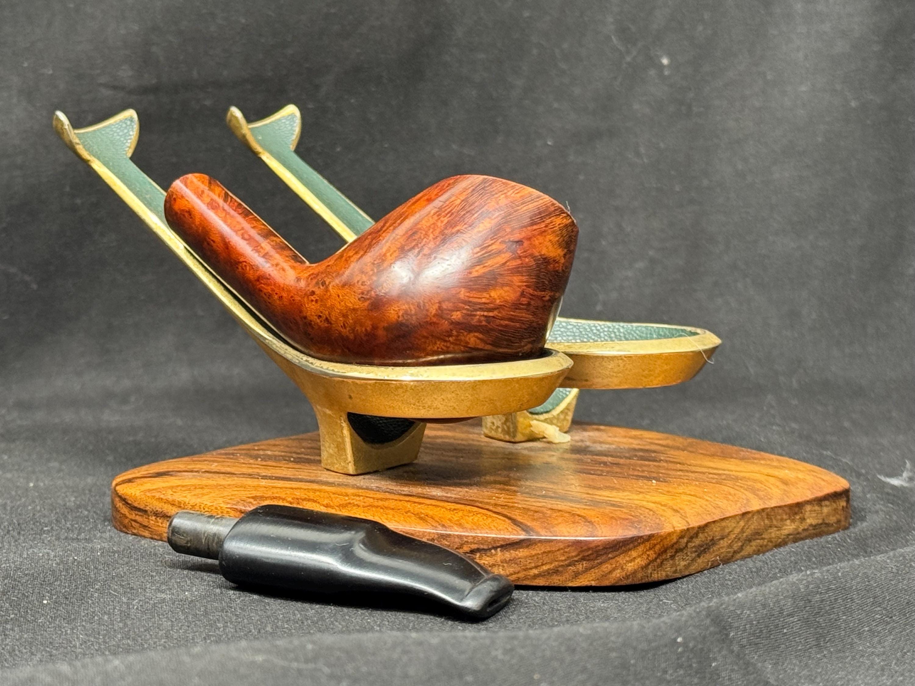 Erik Nordings 08 Smooth Brandy Pot - Danish Estate Pipe, Vertical Grain 7