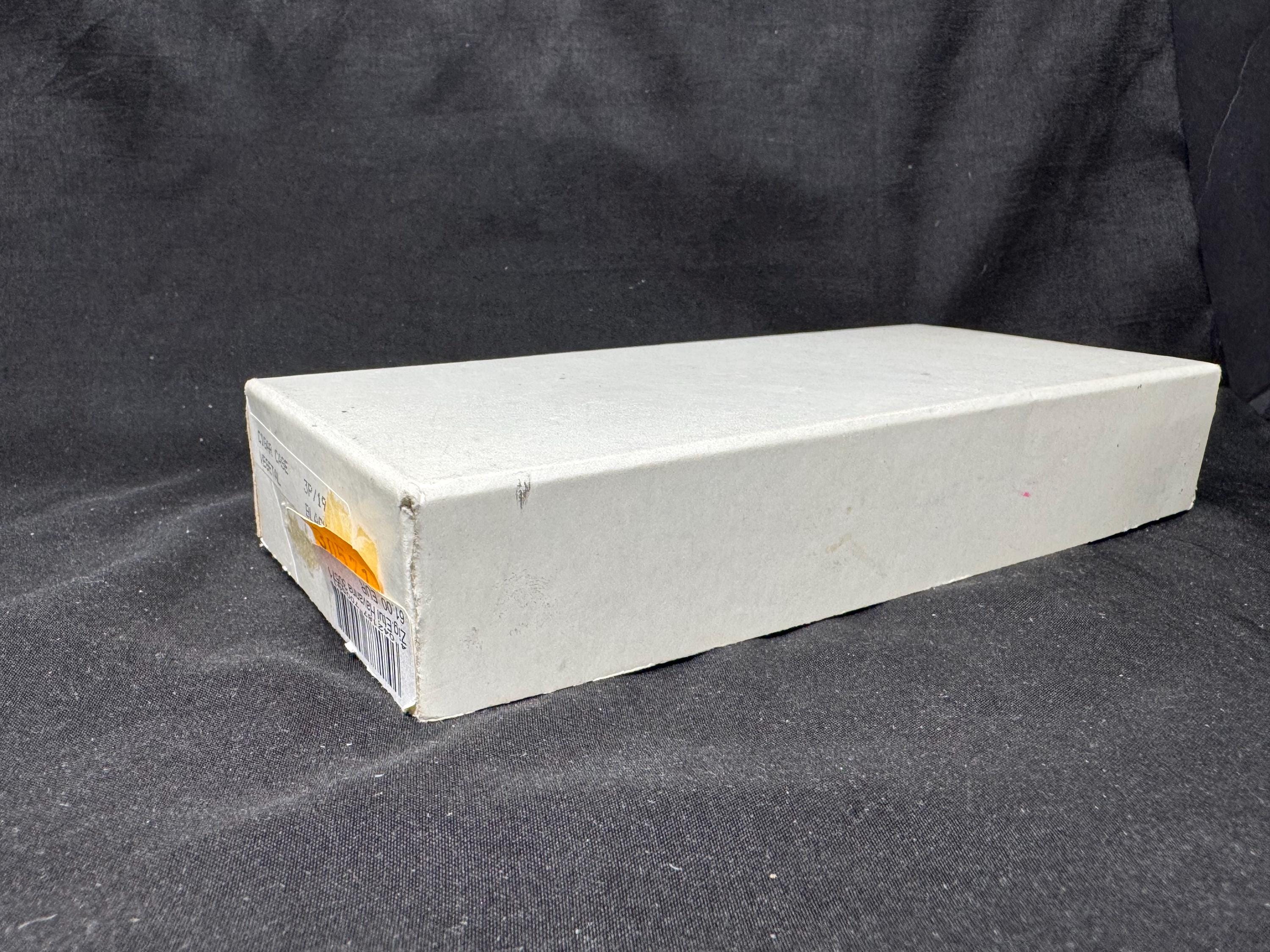Unmarked German Hard Leather Cigar Holder / Hof-Lieferant Quality . 7” x 2.5“x 1”.SKU-148 8