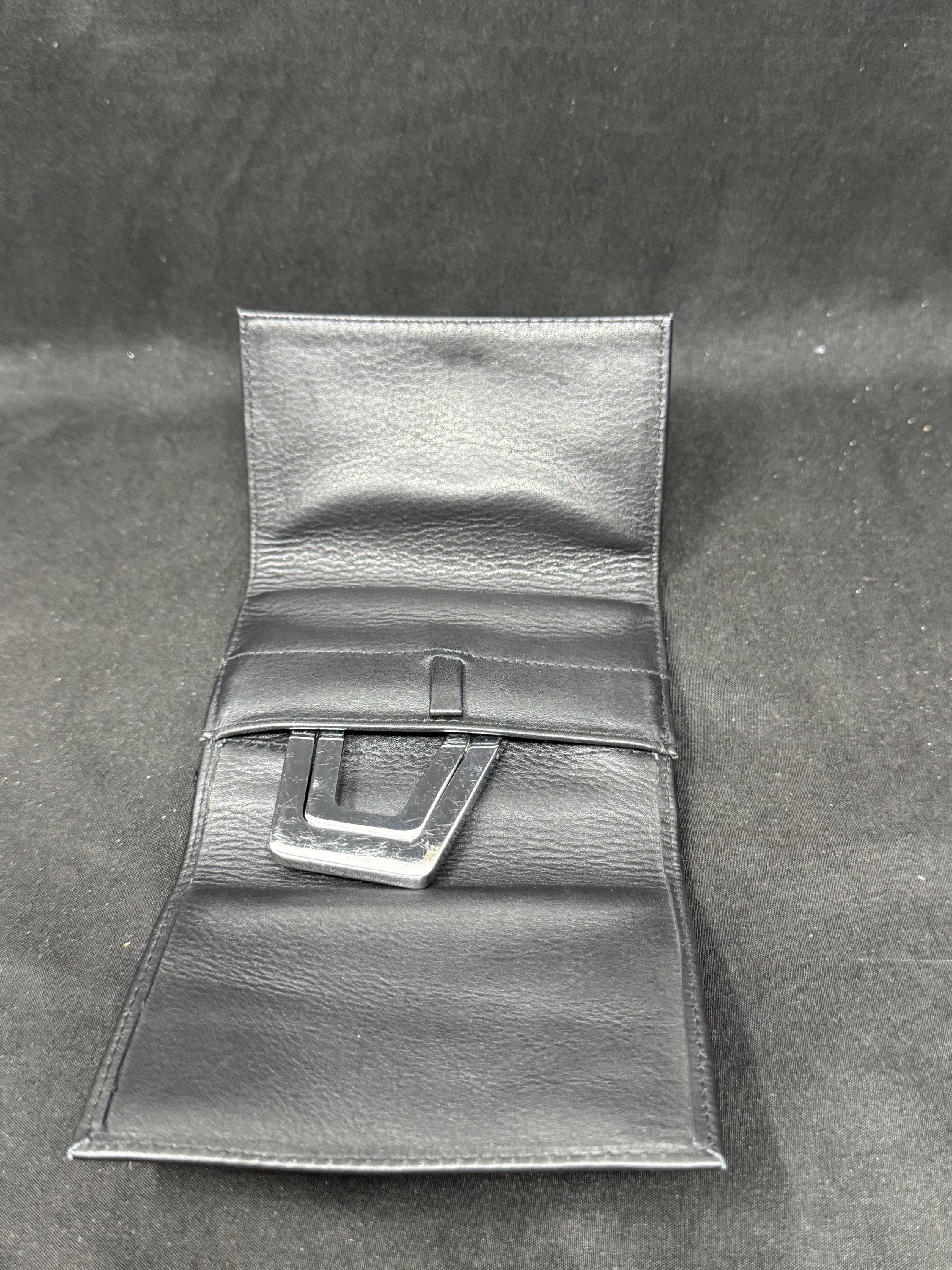Vintage German Leather Tobacco Pouch | Roll-Up 2oz Tin Case.SKU-226 5